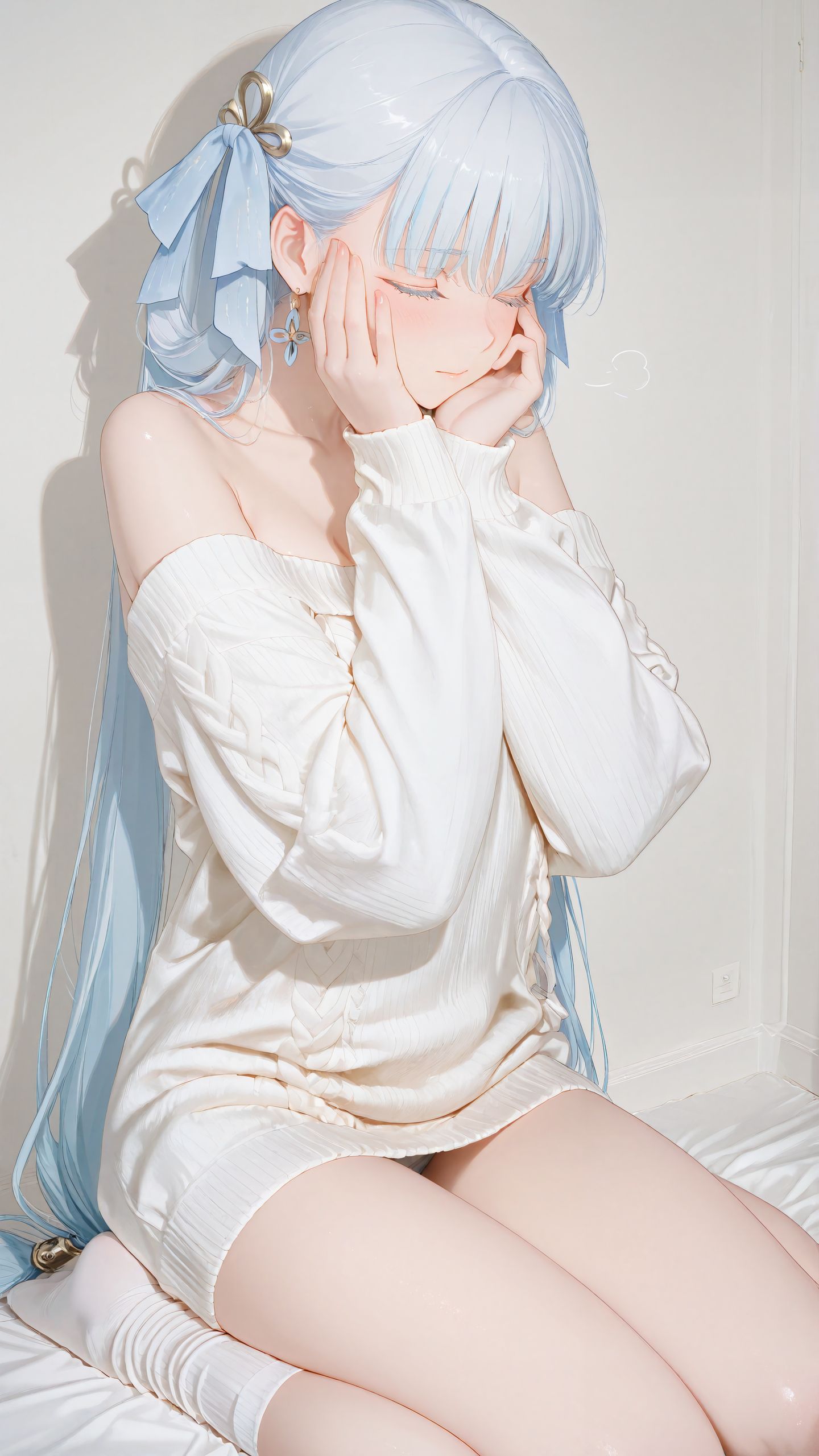 哈吉漂吃这么好，二次元游戏《鸣潮》今汐居家壁纸，唯美大长腿,第4张