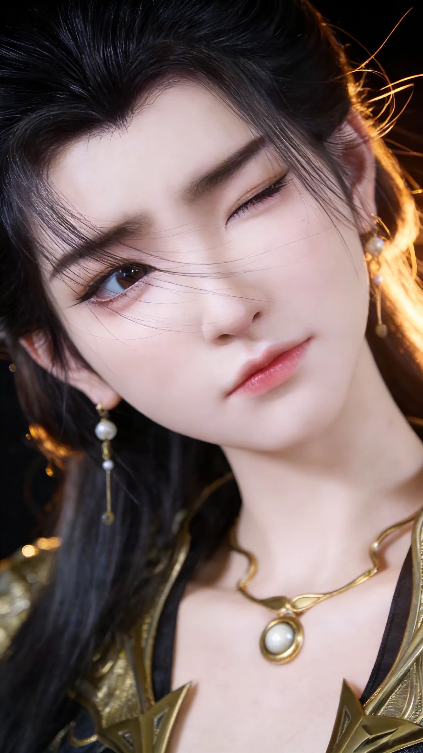 凡人修仙传燕茹嫣调皮可爱比耶，反差感AI创作,第4张