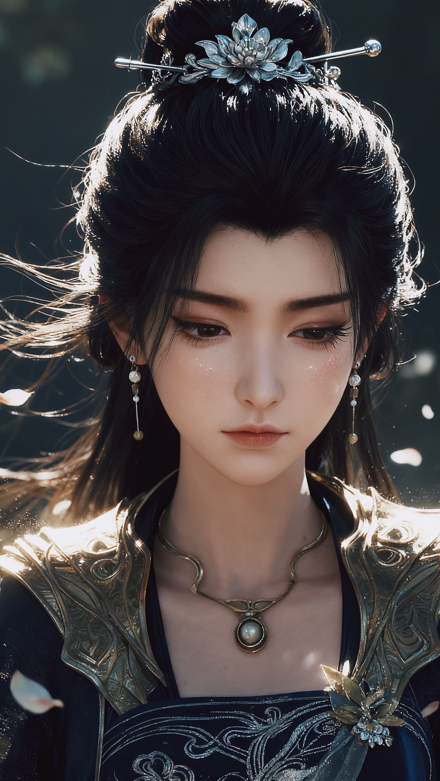 凡人修仙传燕如嫣写实版AI创作，动漫国漫福利手机壁纸锁屏,第4张