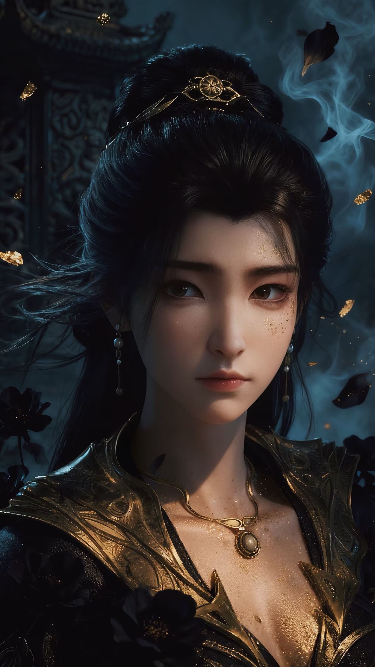 凡人修仙传燕如嫣写实版AI创作，动漫国漫福利手机壁纸锁屏,第2张