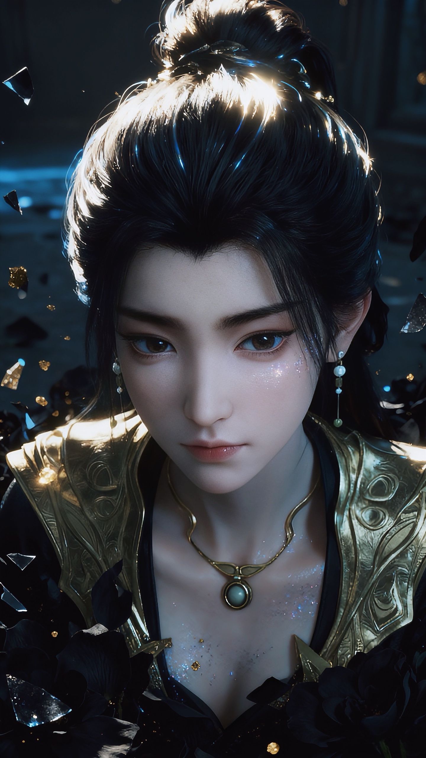 凡人修仙传燕如嫣写实版AI创作，动漫国漫福利手机壁纸锁屏,第5张