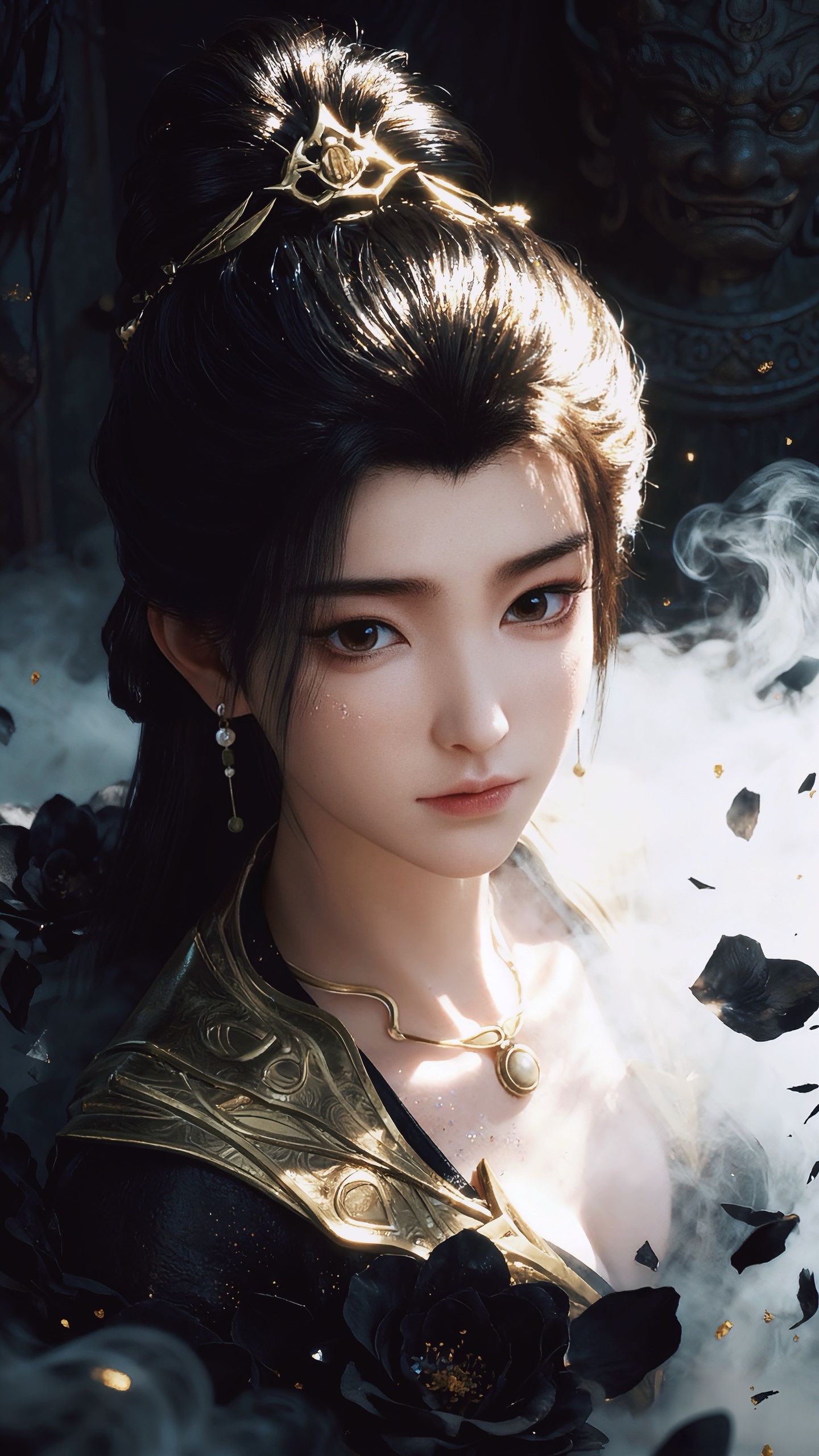 凡人修仙传燕如嫣写实版AI创作，动漫国漫福利手机壁纸锁屏,第6张
