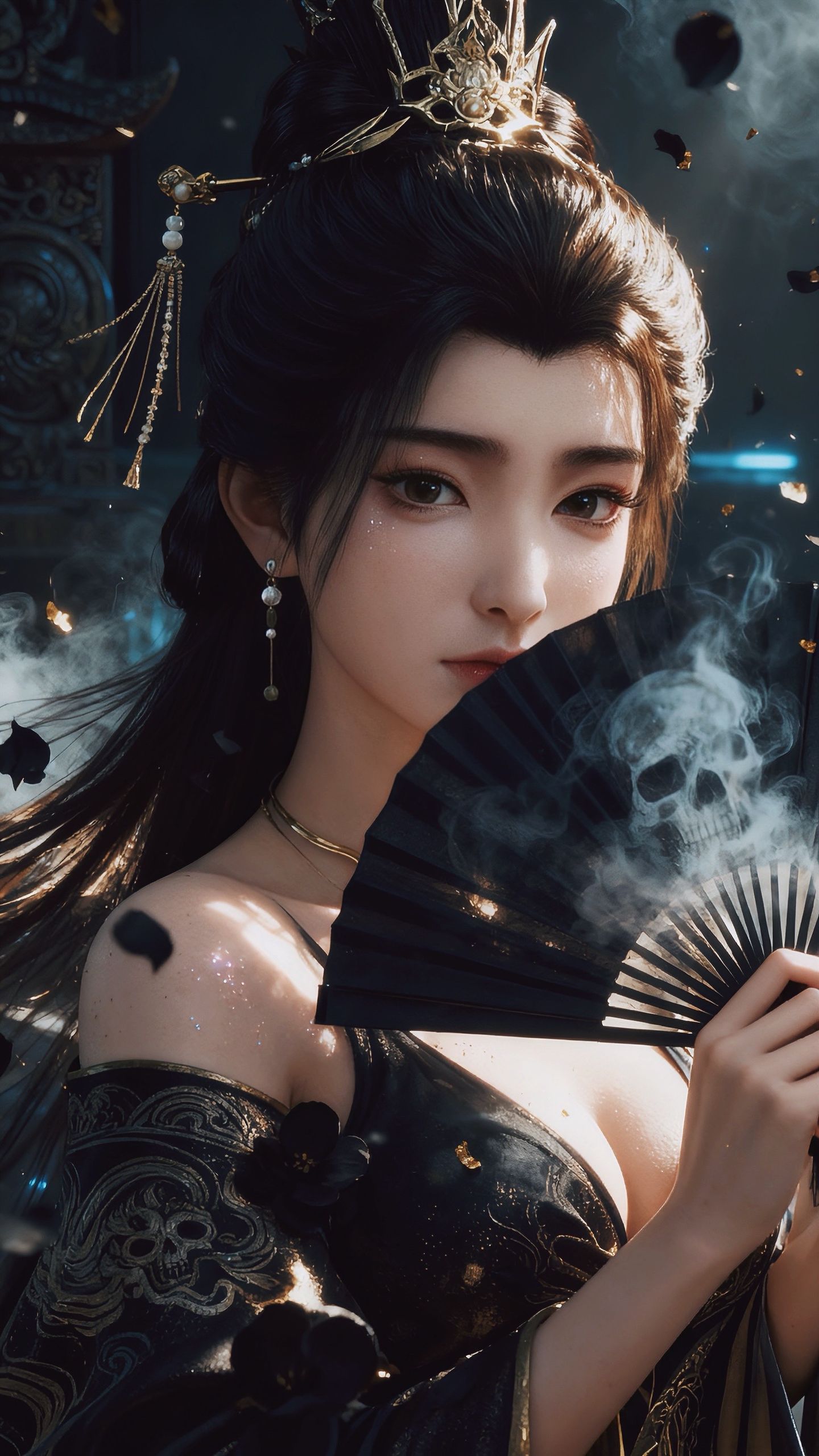 凡人修仙传燕如嫣写实版AI创作，动漫国漫福利手机壁纸锁屏,第8张