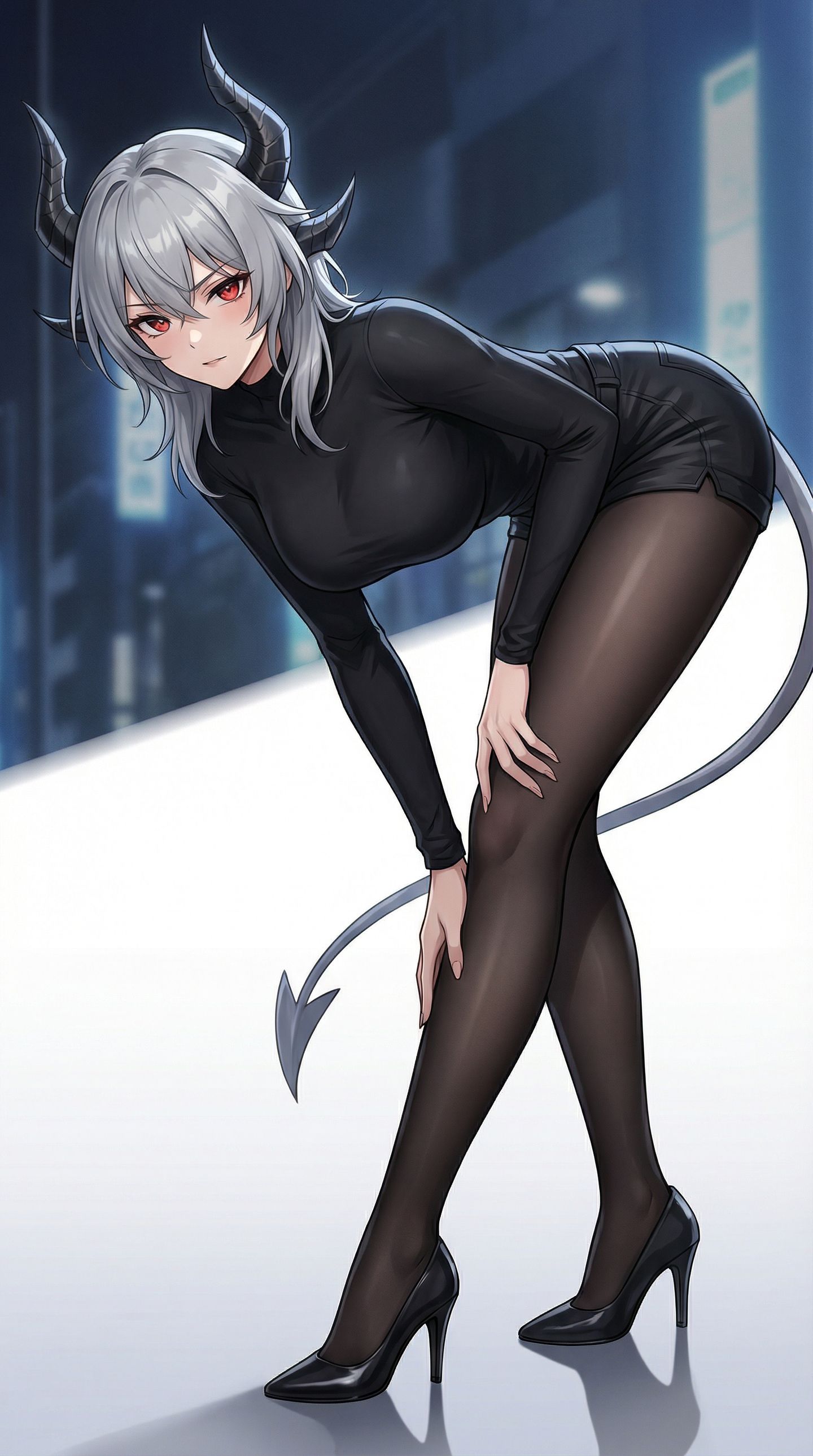 二次元美女鸣潮赞妮和千咲的肯豆风，丝袜裤袜大长腿福利,第2张