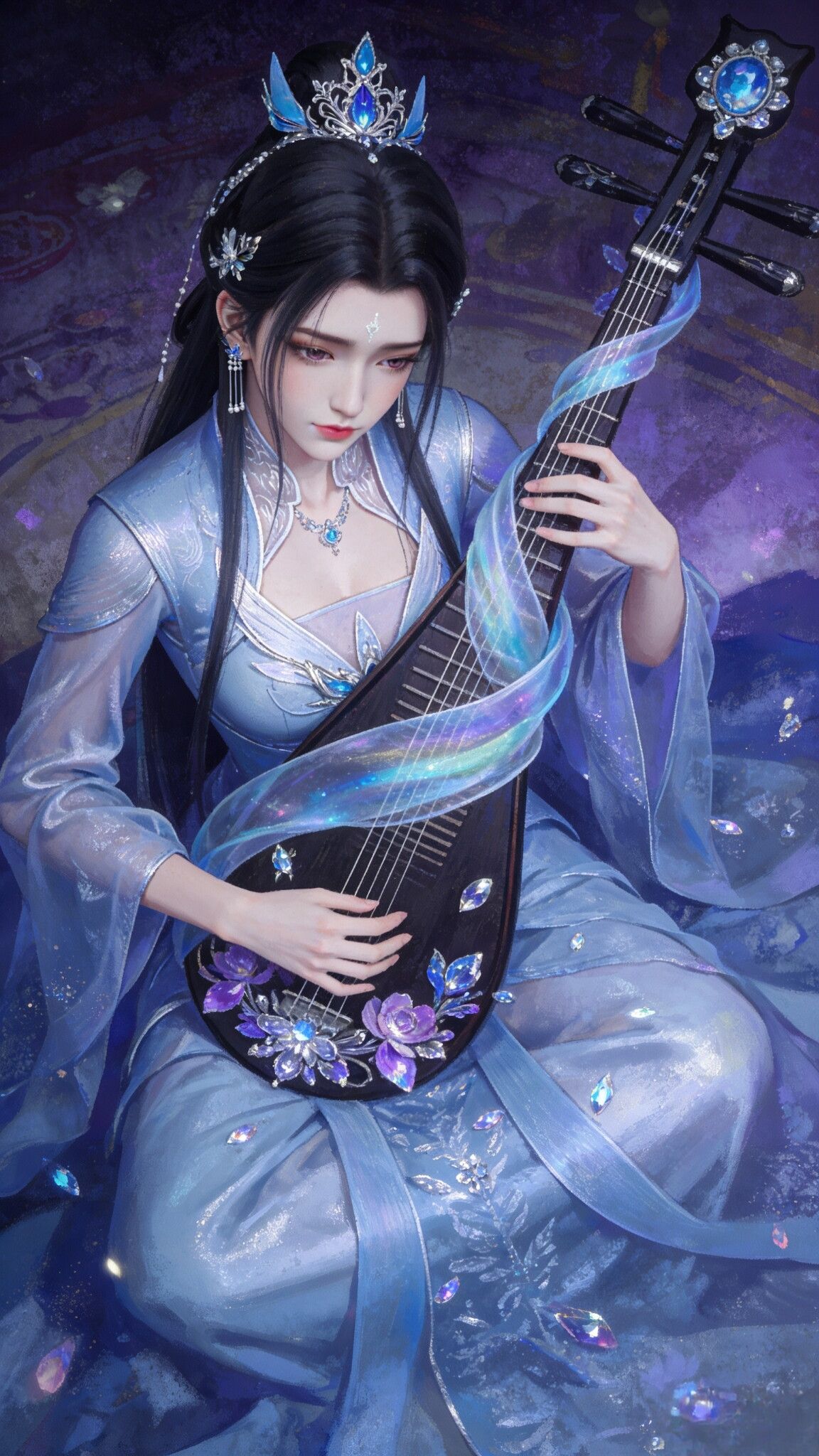 《诛仙》陆雪琪精选唯美细节饱满手机壁纸锁屏，动画国漫古风仙侠美女,第7张