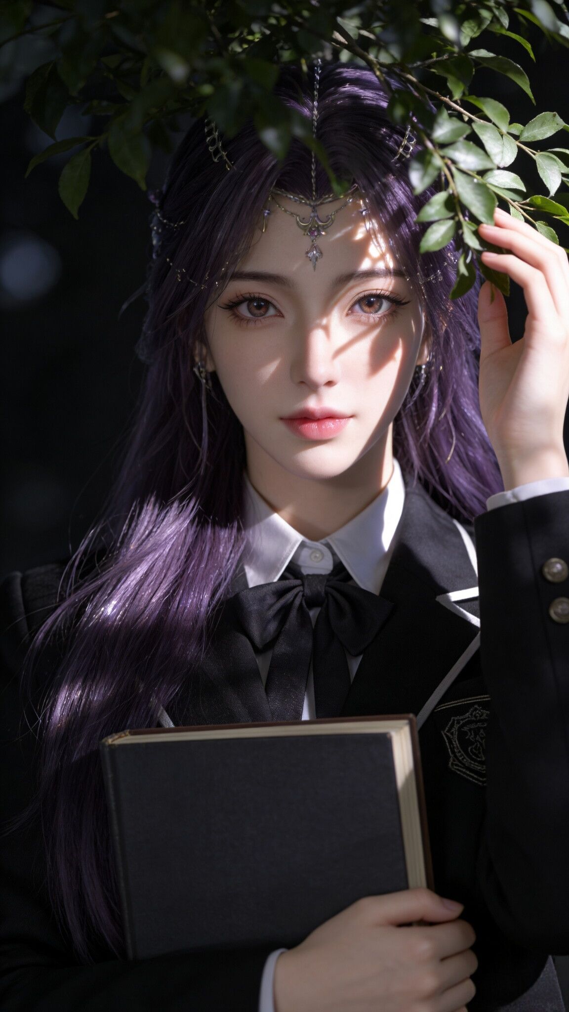 完美世界云曦学生装写实，氛围感高级唯美，动漫走进现实了~,第1张