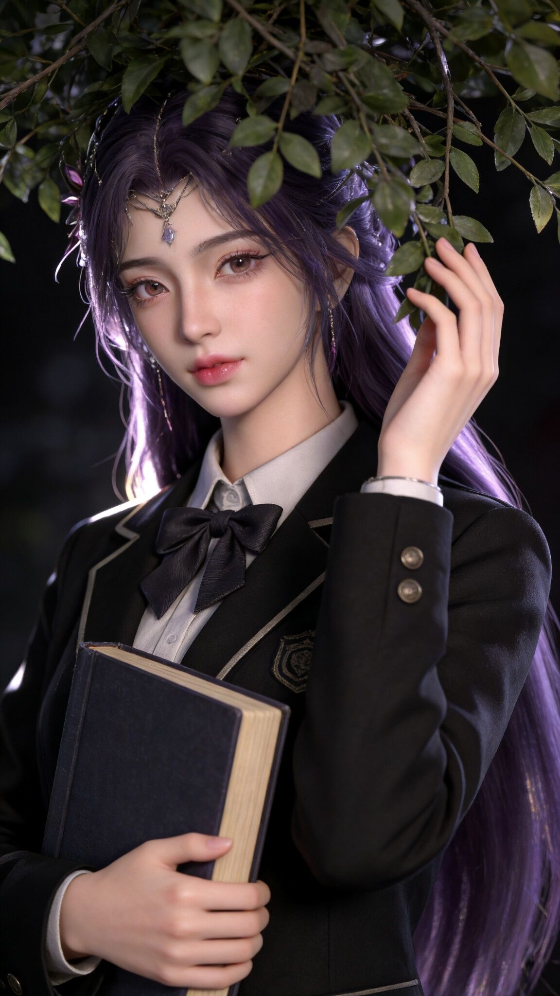 完美世界云曦学生装写实，氛围感高级唯美，动漫走进现实了~,第3张