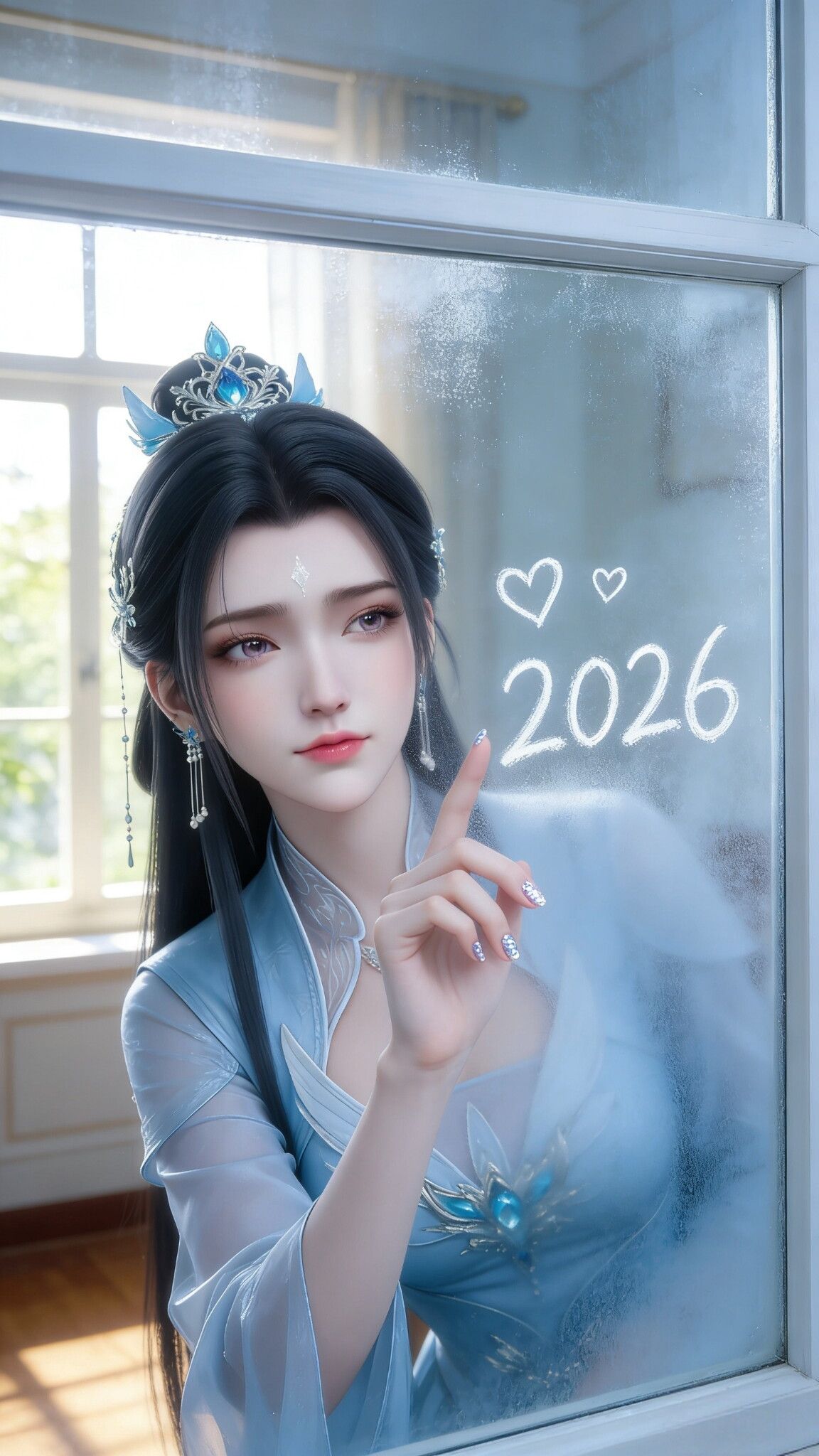 诛仙陆雪琪现代居家换装带你跨年2026，美翻也太好看了,第3张
