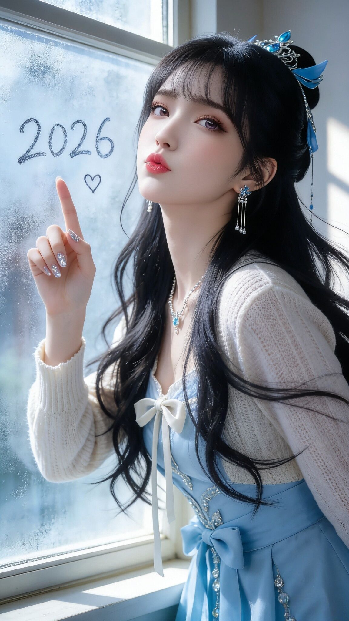 诛仙陆雪琪现代居家换装带你跨年2026，美翻也太好看了,第2张
