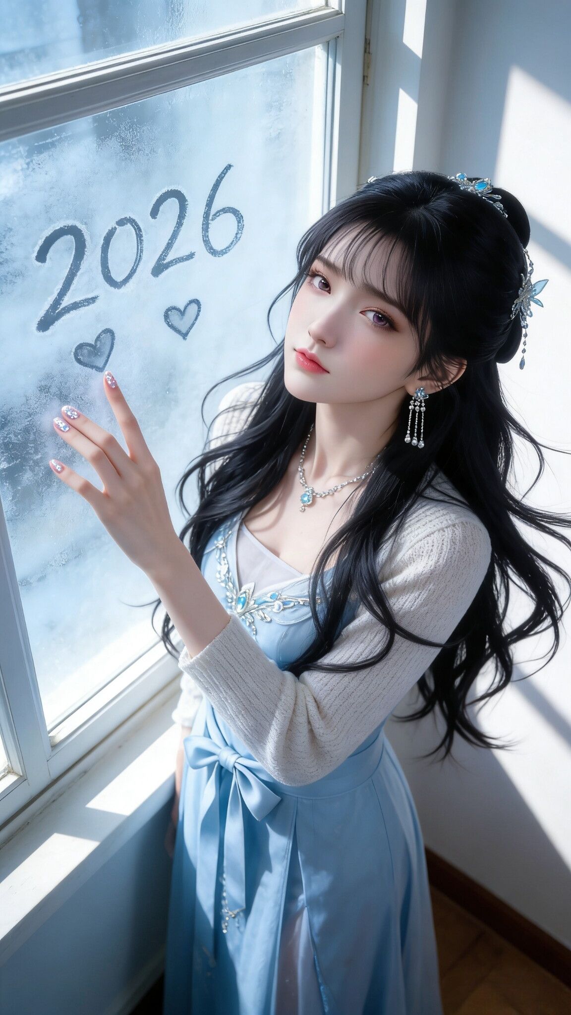 诛仙陆雪琪现代居家换装带你跨年2026，美翻也太好看了,第4张