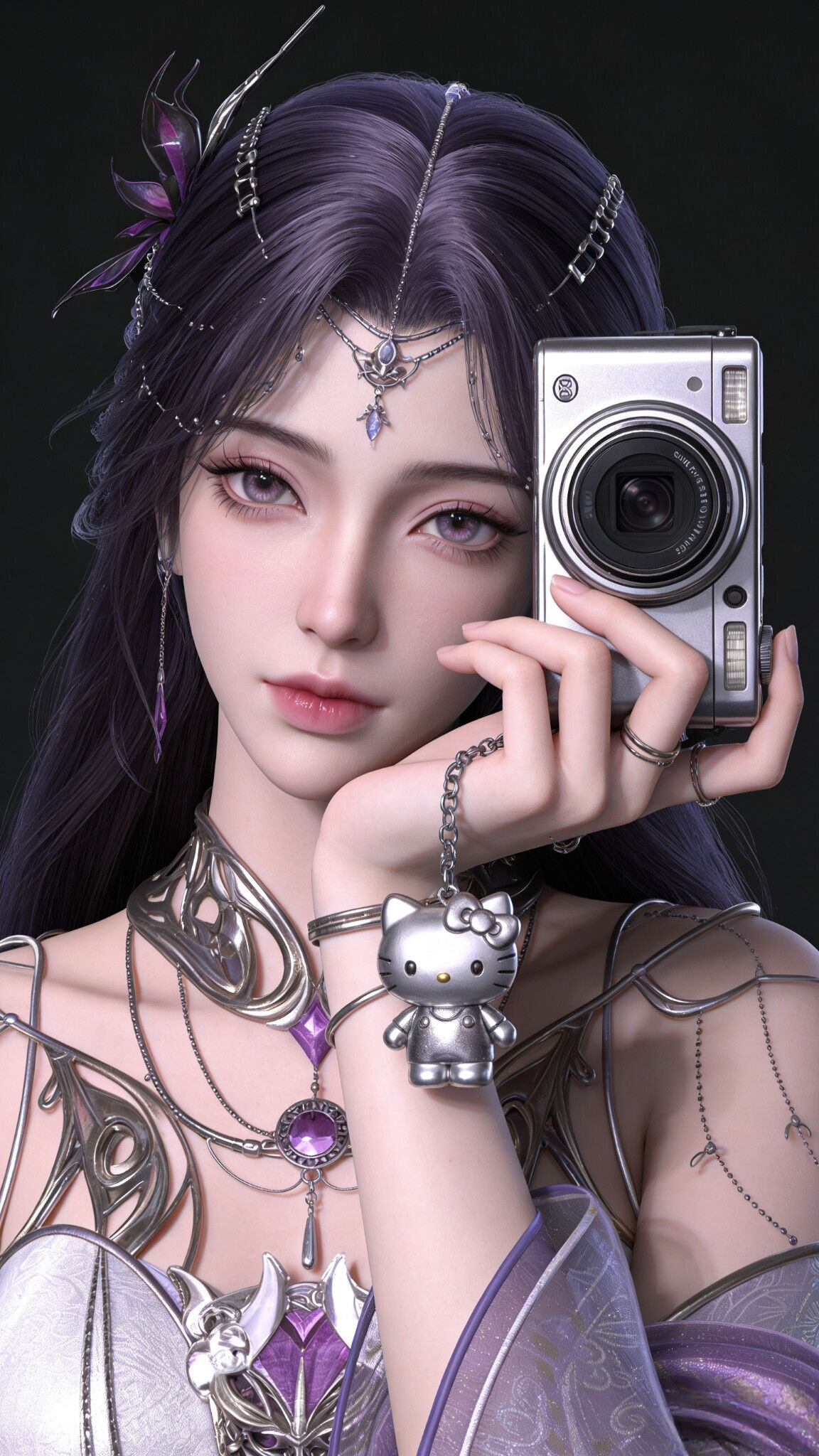 完美世界云曦相机摄影写实版，超高清美女御姐美图壁纸图片,第1张