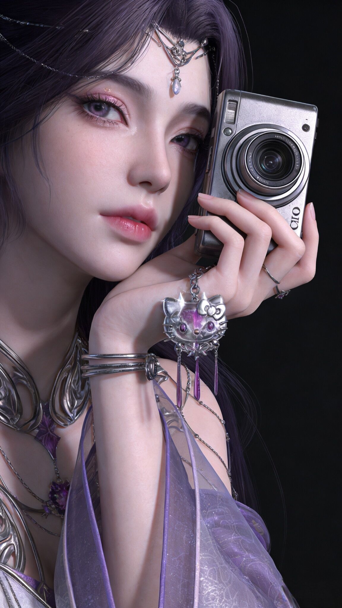 完美世界云曦相机摄影写实版，超高清美女御姐美图壁纸图片,第6张