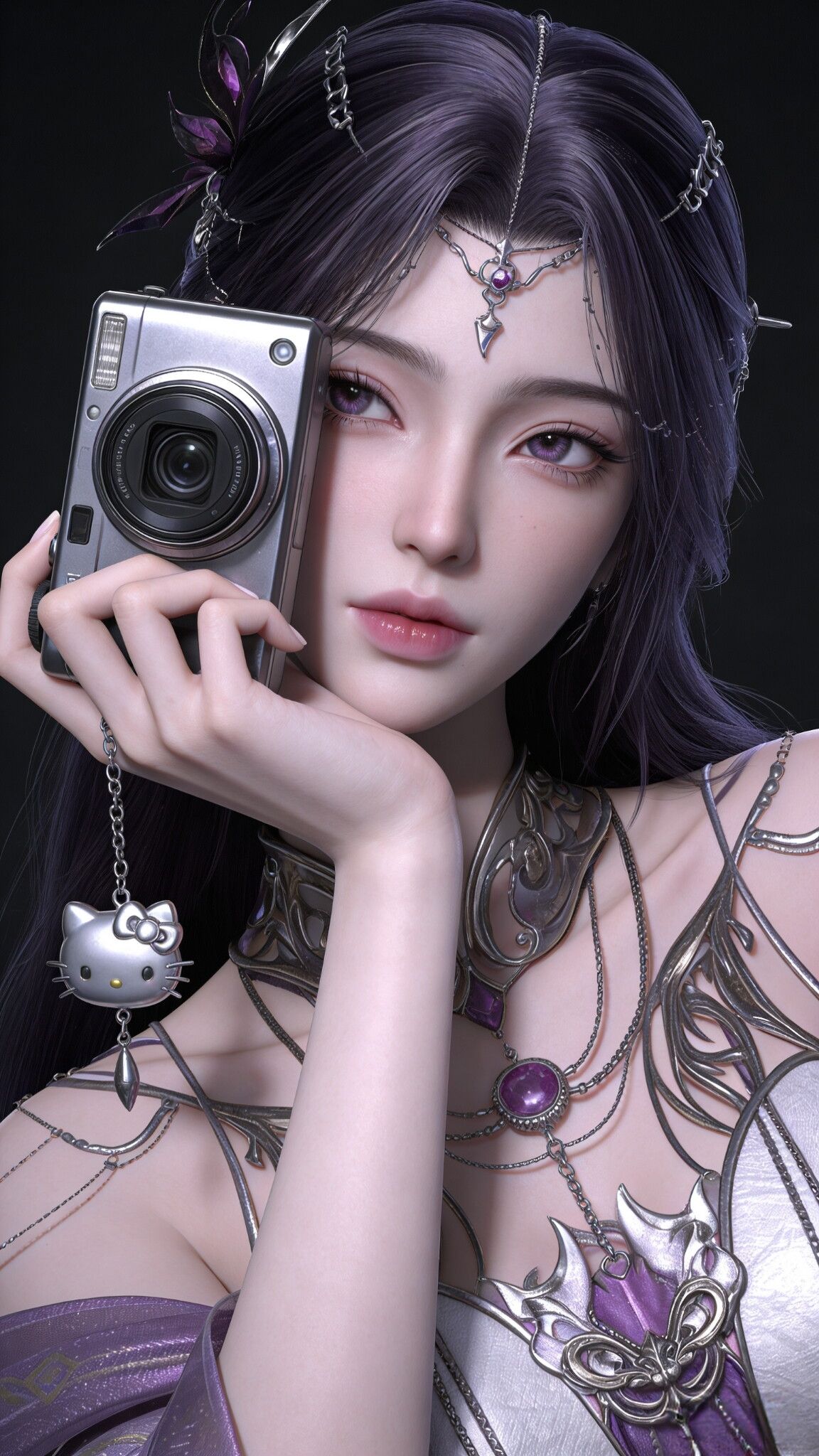 完美世界云曦相机摄影写实版，超高清美女御姐美图壁纸图片,第5张