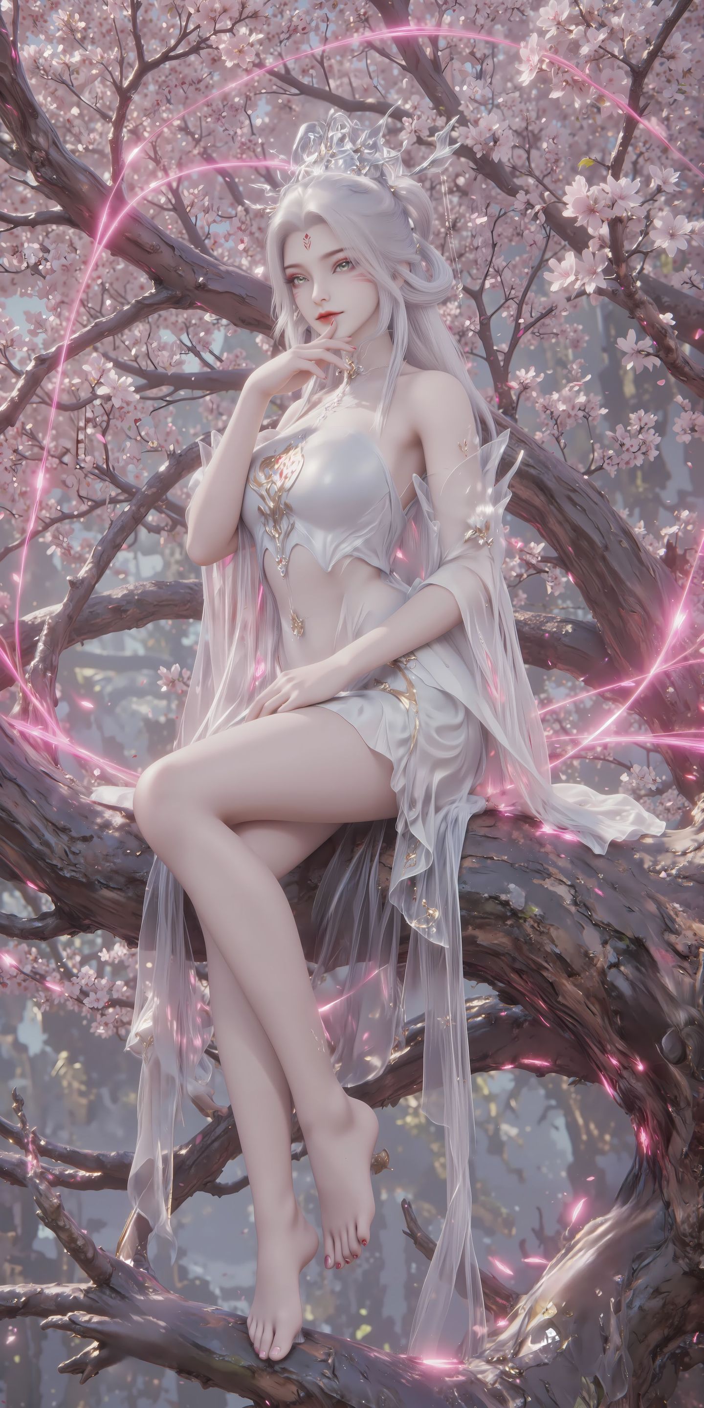 诛仙狐妖御姐小白新建模，动漫动画国漫女神美女图片壁纸分享，细节拉满太好看魅惑了,第2张