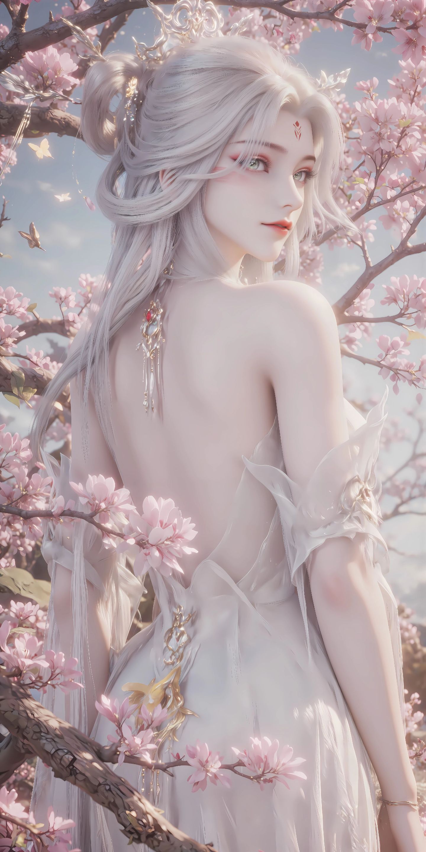 诛仙狐妖御姐小白新建模，动漫动画国漫女神美女图片壁纸分享，细节拉满太好看魅惑了,第5张