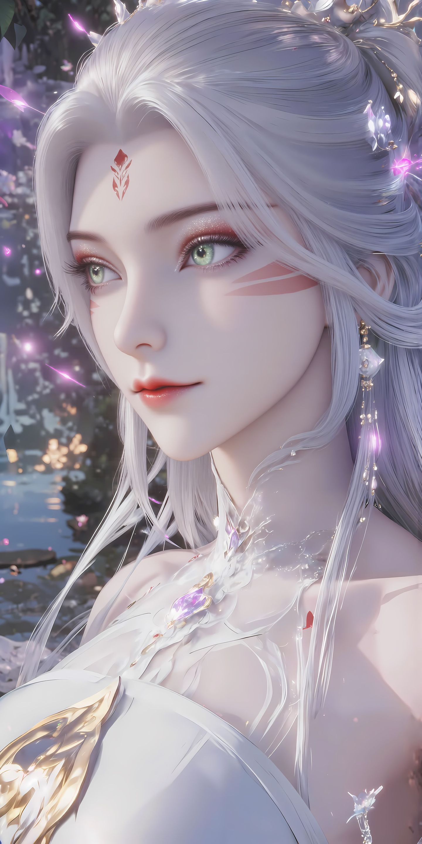 诛仙狐妖御姐小白新建模，动漫动画国漫女神美女图片壁纸分享，细节拉满太好看魅惑了,第4张