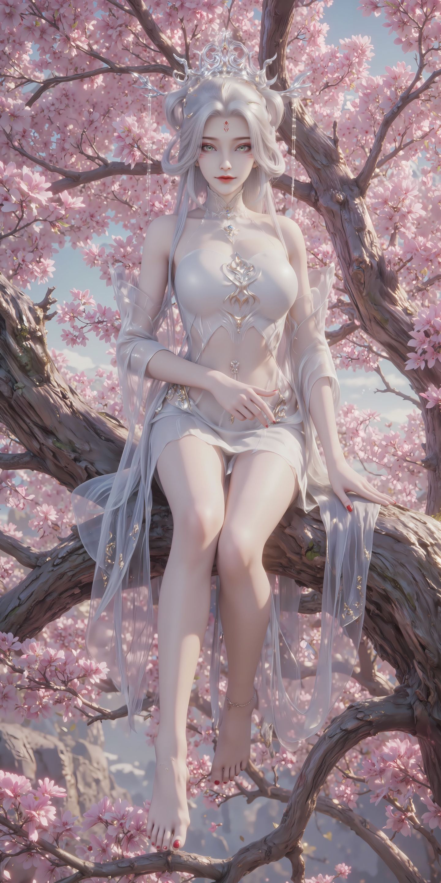 诛仙狐妖御姐小白新建模，动漫动画国漫女神美女图片壁纸分享，细节拉满太好看魅惑了,第6张