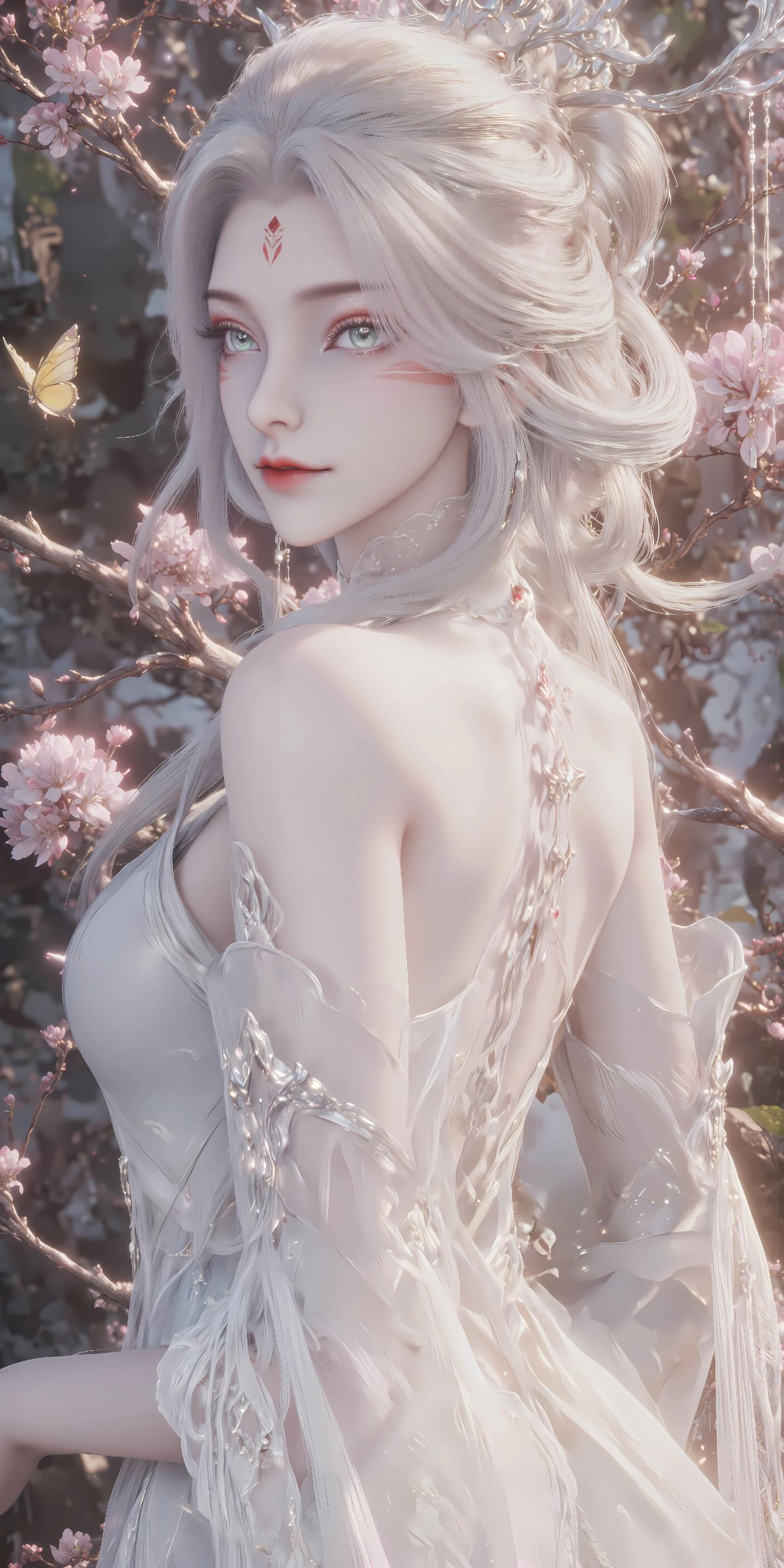 诛仙狐妖御姐小白新建模，动漫动画国漫女神美女图片壁纸分享，细节拉满太好看魅惑了,第8张