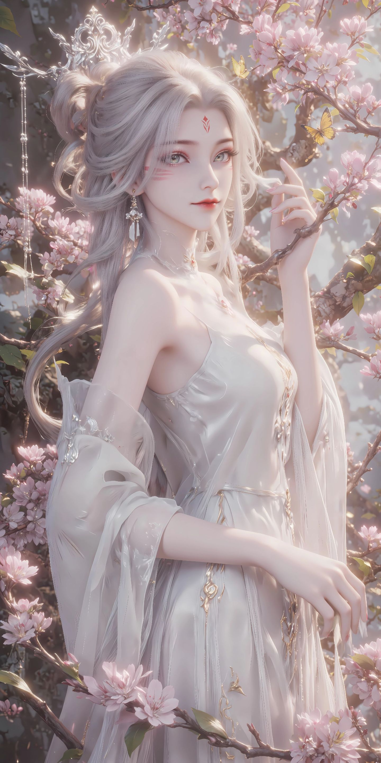 诛仙狐妖御姐小白新建模，动漫动画国漫女神美女图片壁纸分享，细节拉满太好看魅惑了,第9张