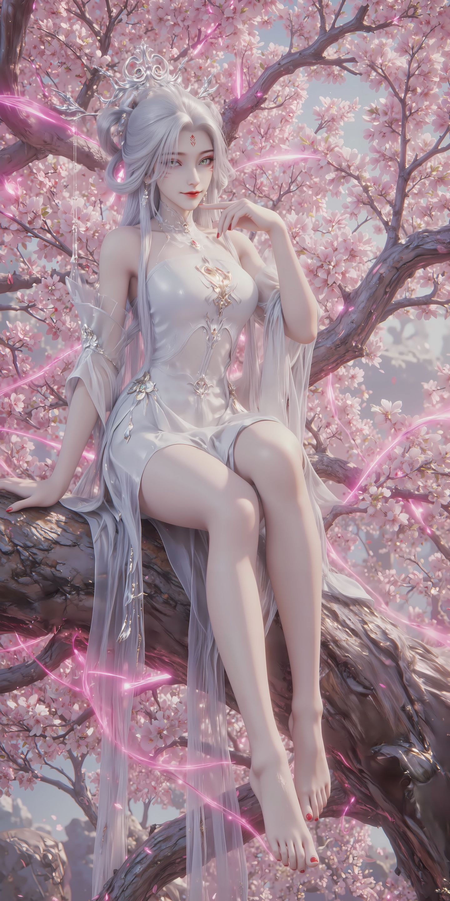 诛仙狐妖御姐小白新建模，动漫动画国漫女神美女图片壁纸分享，细节拉满太好看魅惑了,第10张