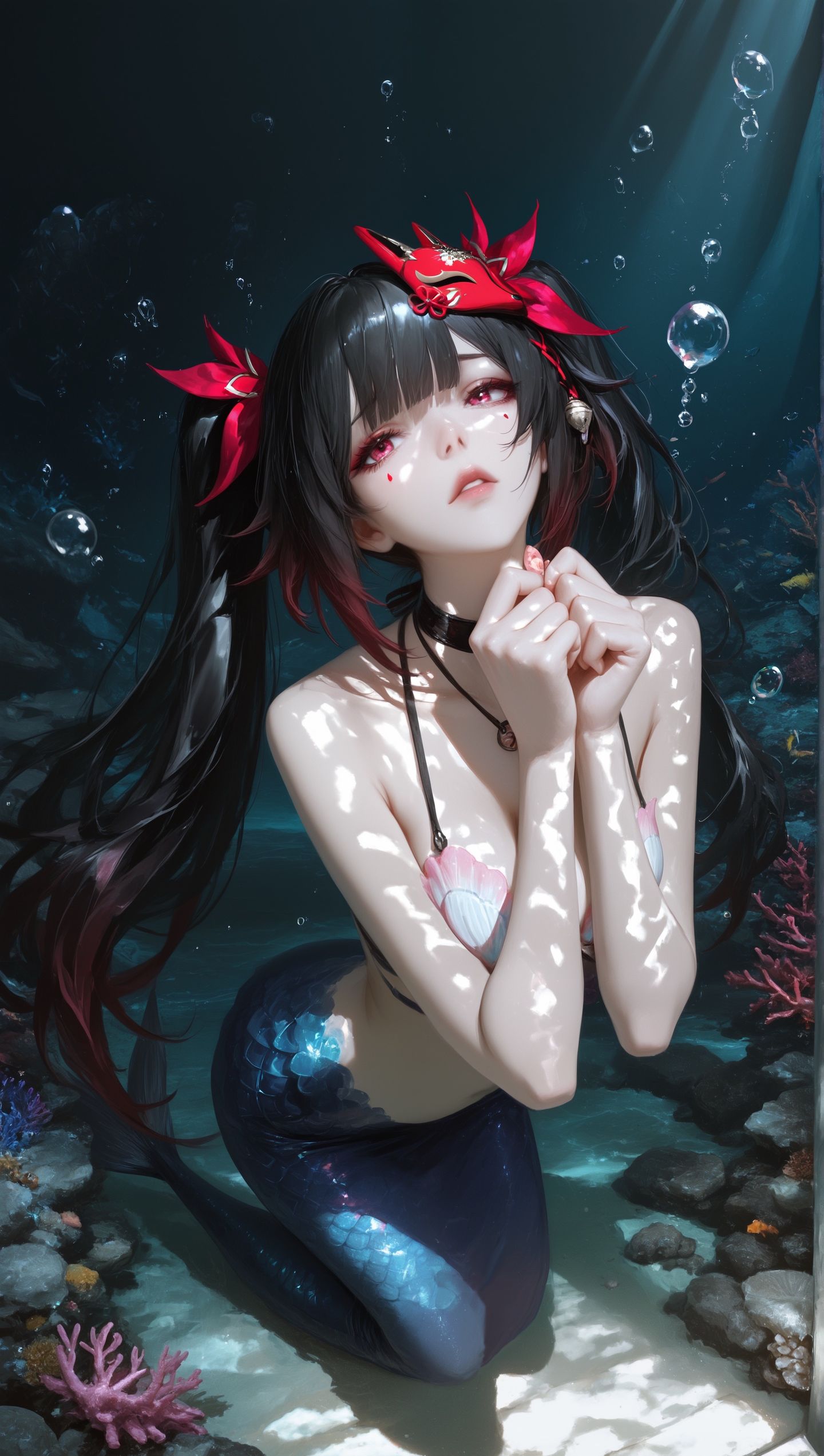 崩坏星穹铁道美人鱼版二次元游戏角色女孩美图，手机壁纸收藏分享,第1张