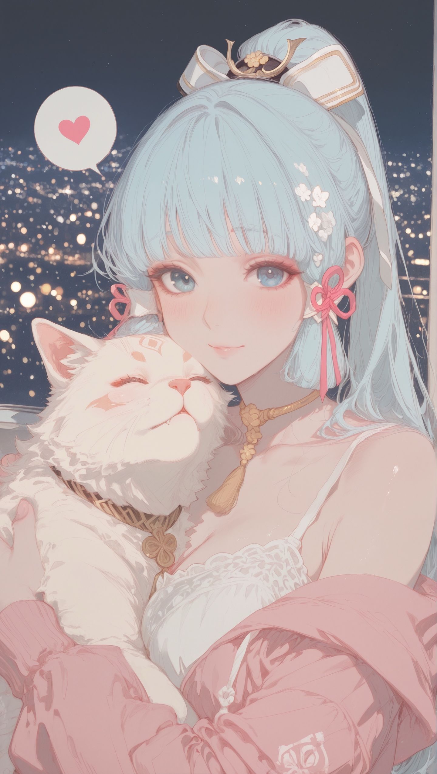 芙宁娜 雷电将军 八重神子 神里绫华 ，二次元游戏原神角色人物美女御姐,第4张