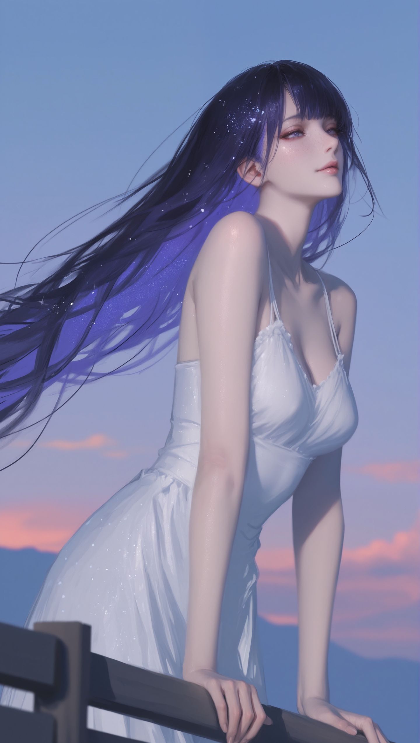 原神雷电将军、八重神子二次元游戏角色人物，精细高清唯美太好看了美女壁纸,第1张