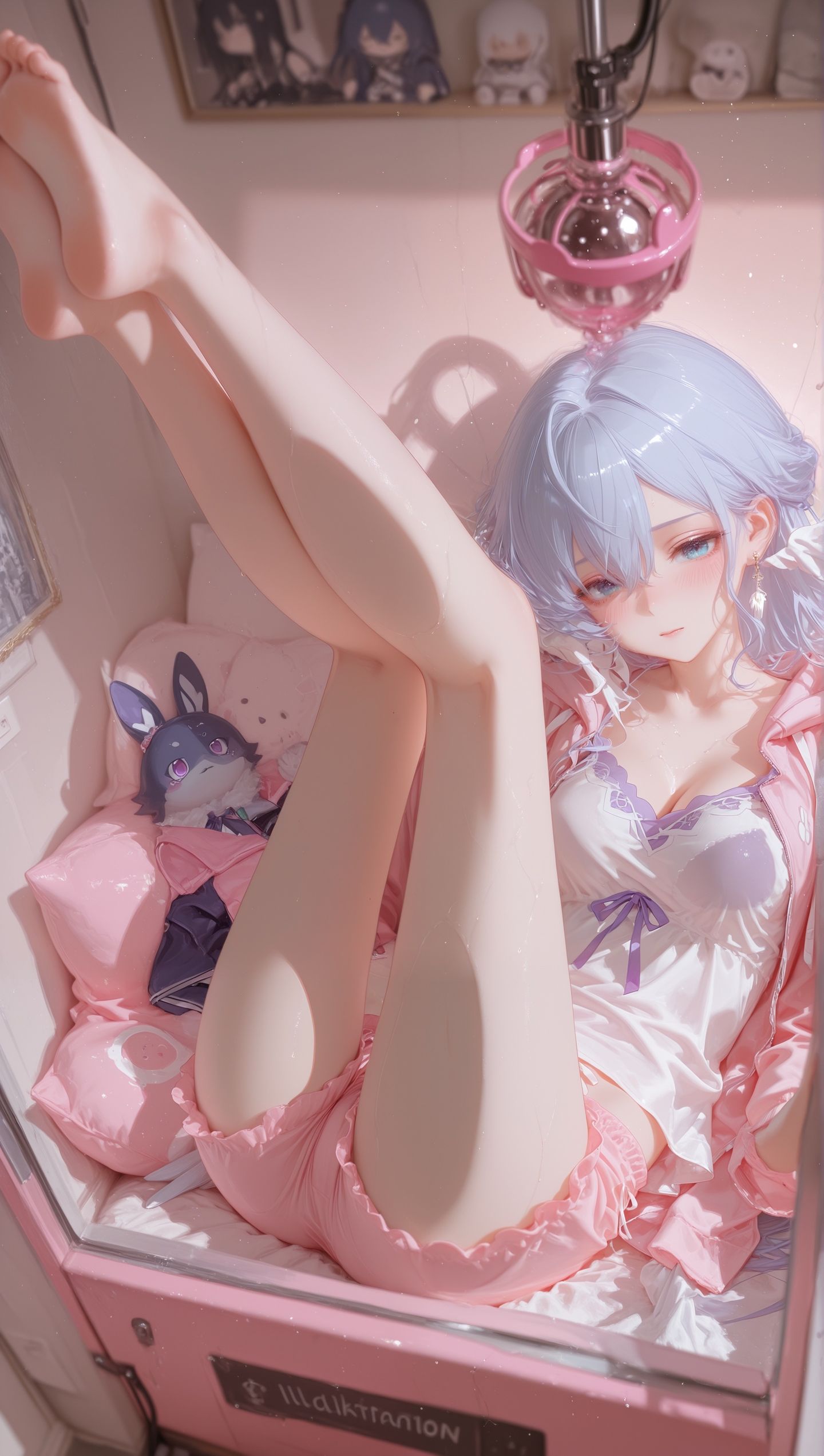 崩坏星穹铁道知更鸟壁纸，二次元女孩元气少女，粉色主题娃娃机,第1张