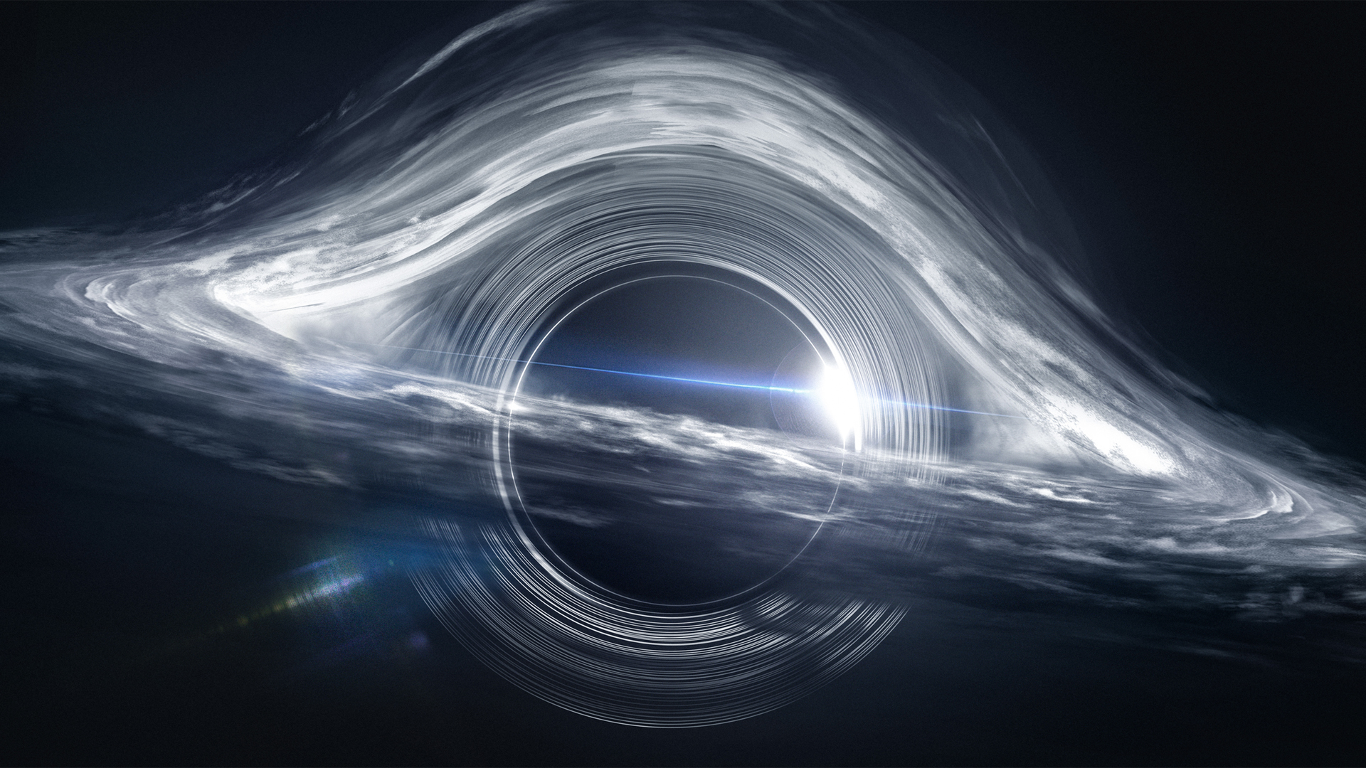 黑洞 太空 光 风景桌面壁纸,第1张