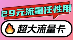 【性价比流量卡】移动联通电信广电