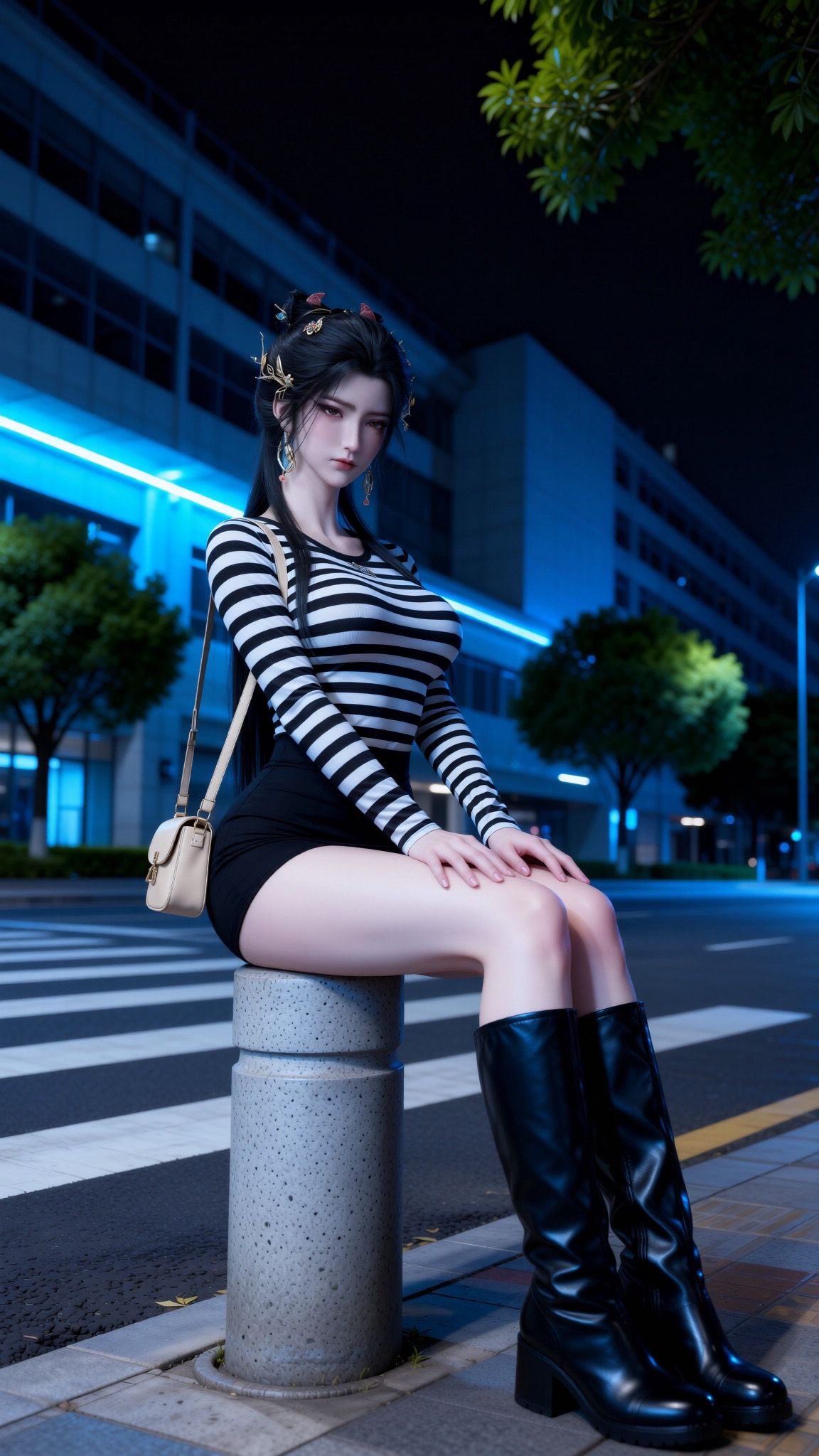 动漫动画国漫 剑来稚圭 现代版穿搭,第5张