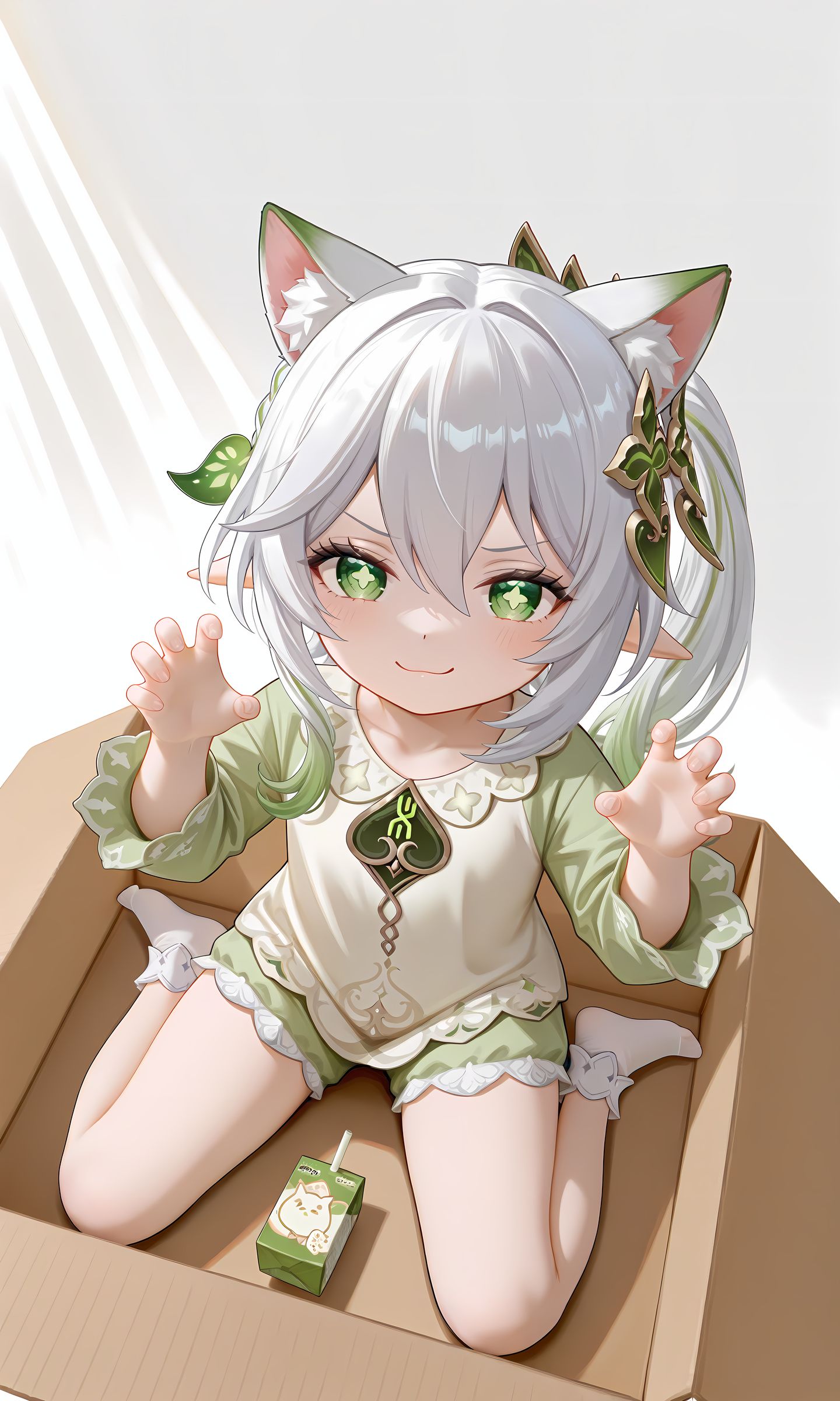 原神纳西妲 今天是猫猫小草神 二次元图片壁纸 游戏角色人物,第1张