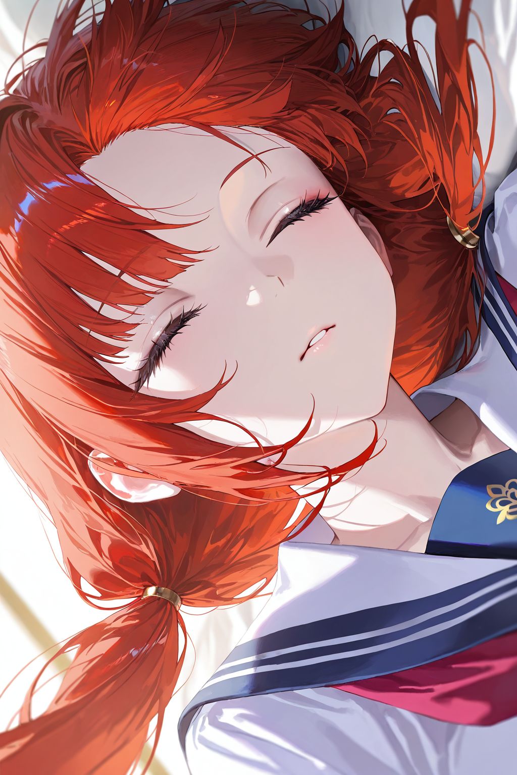 妮露 原神壁纸 二次元游戏角色女孩图片 红头发,第1张