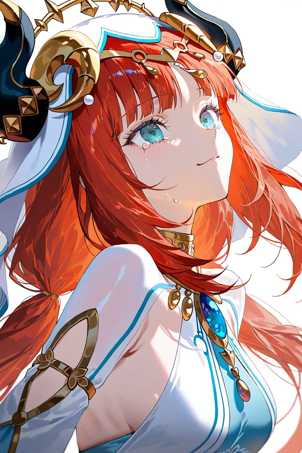 妮露 原神壁纸 二次元游戏角色女孩图片 红头发,第5张