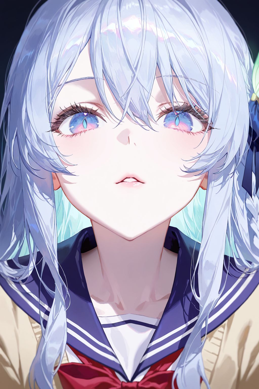 流萤jk 崩坏星穹铁道壁纸 二次元游戏美女图片 肉肉腿美腿,第3张