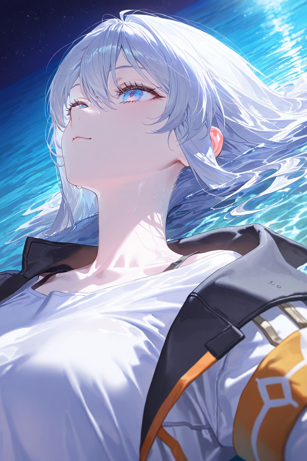 流萤jk 崩坏星穹铁道壁纸 二次元游戏美女图片 肉肉腿美腿,第6张