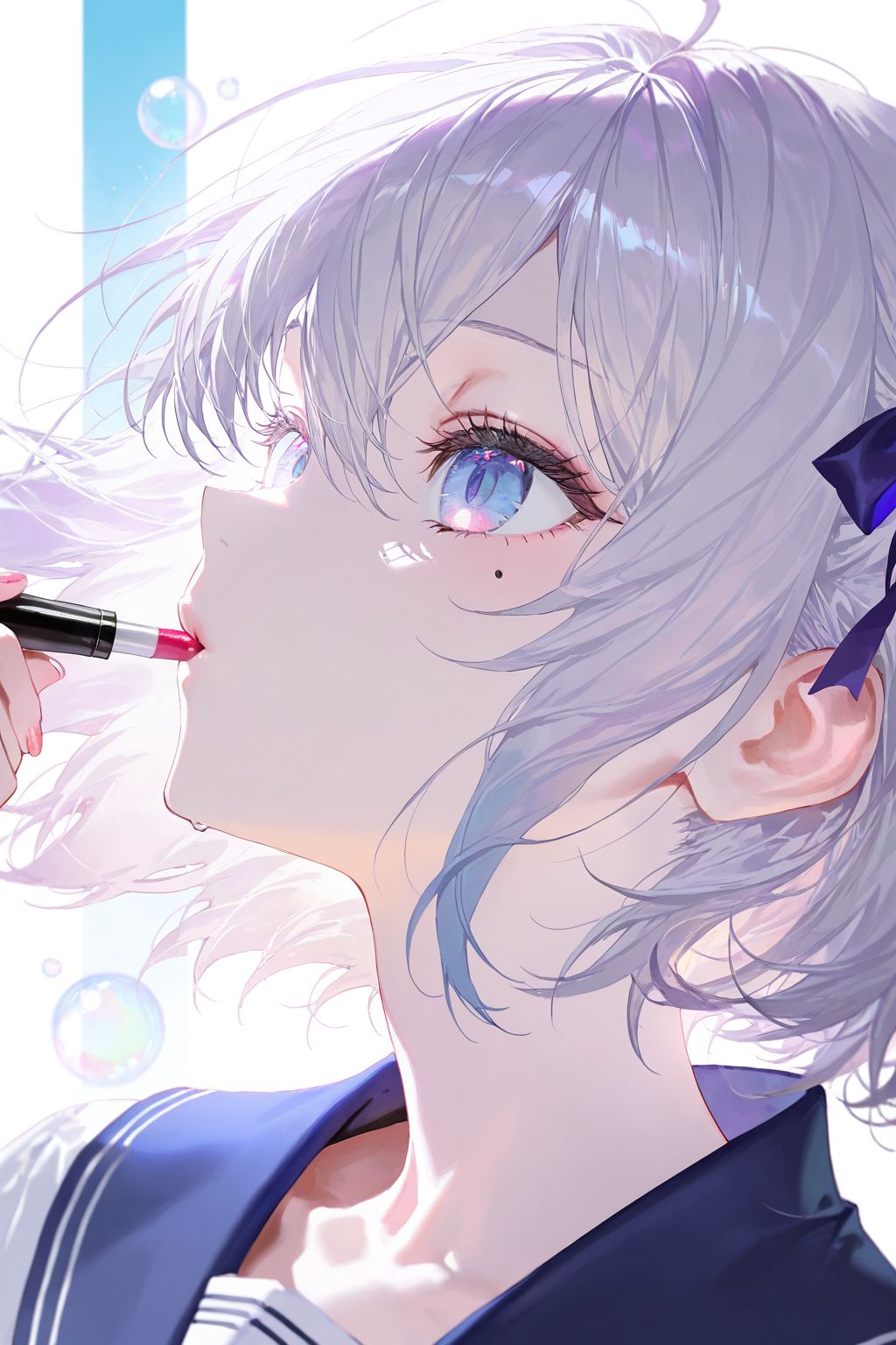 流萤jk 崩坏星穹铁道壁纸 二次元游戏美女图片 肉肉腿美腿,第5张