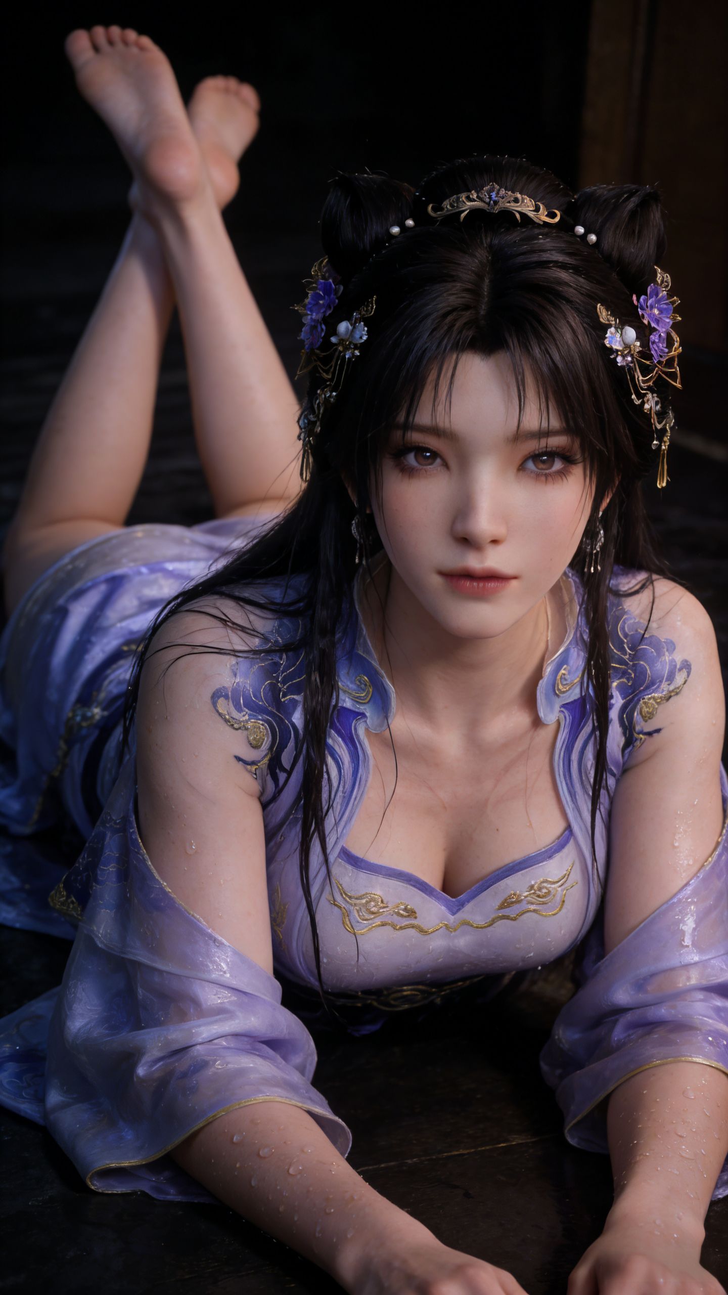 3D动漫动画遮天姬紫月写实版 国漫女神国漫美女壁纸福利,第2张