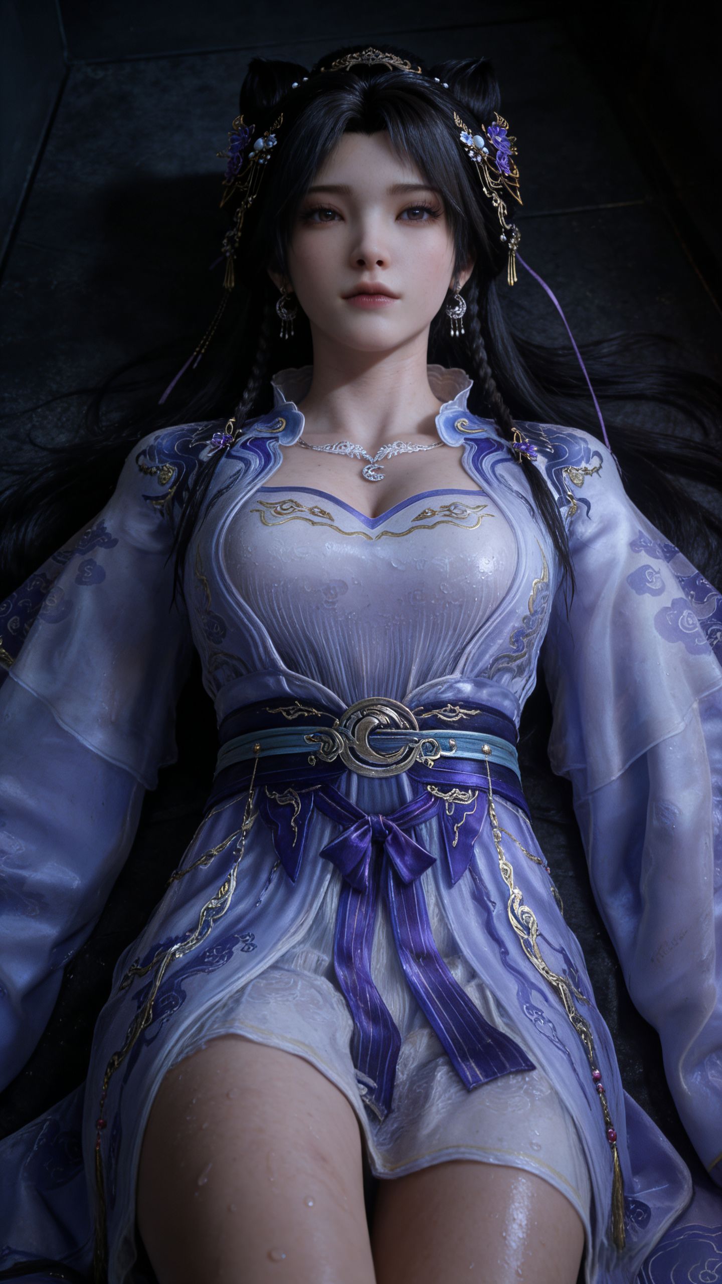 3D动漫动画遮天姬紫月写实版 国漫女神国漫美女壁纸福利,第4张