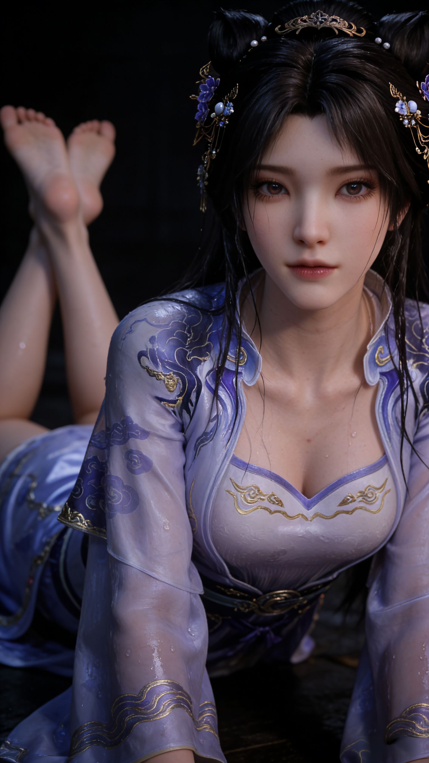 3D动漫动画遮天姬紫月写实版 国漫女神国漫美女壁纸福利,第7张