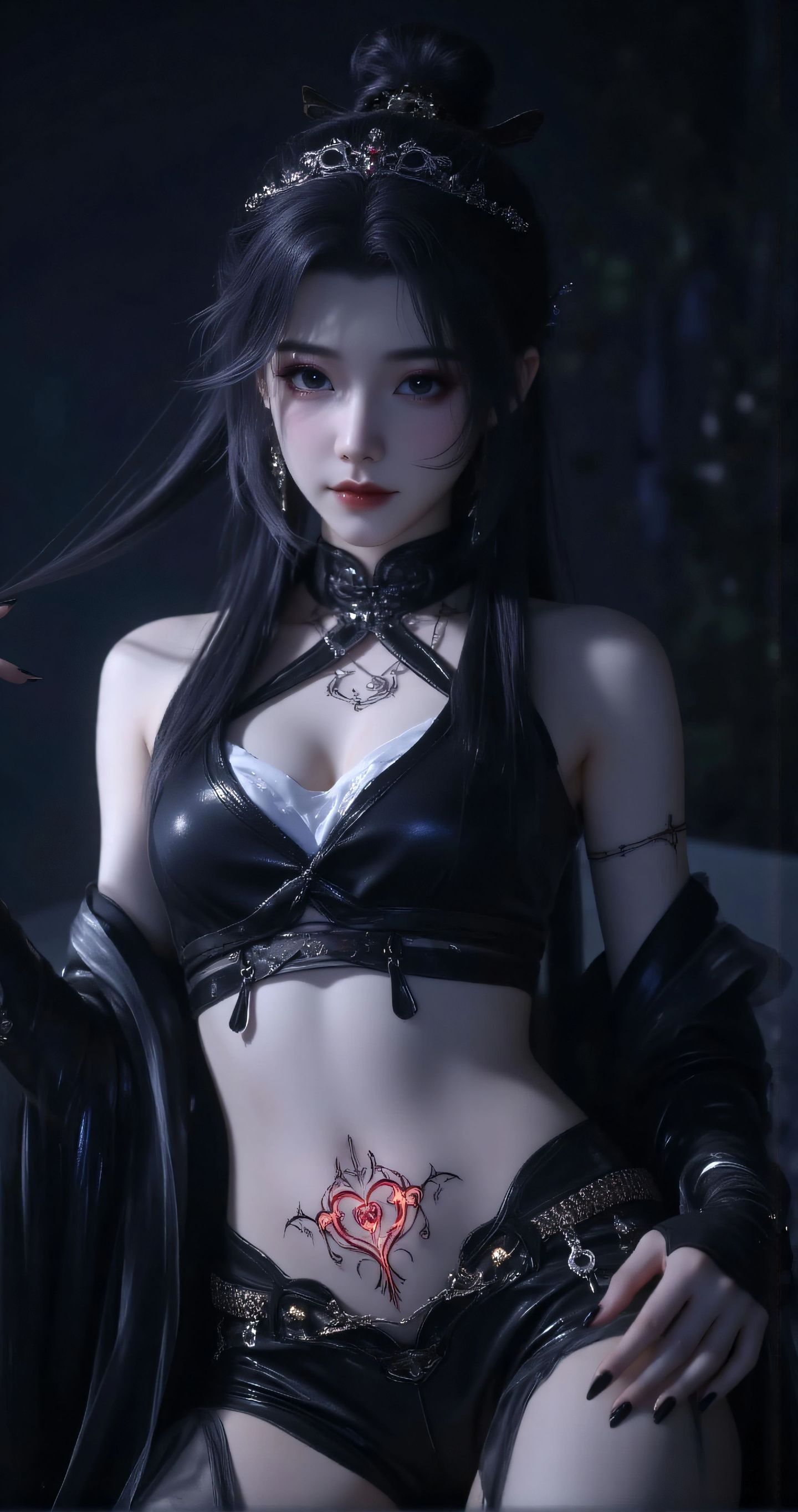 动漫国漫女神美女御姐云霄仙子，暗黑系福利版,第1张