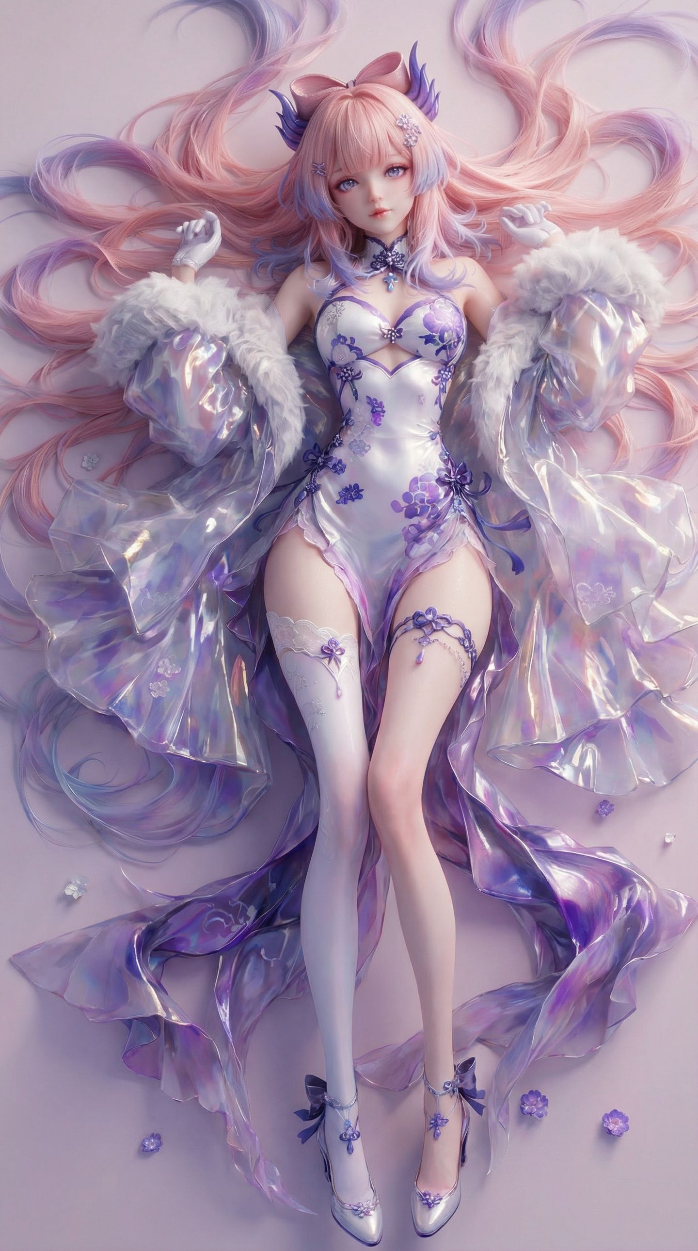 用3DCG的方式打开原神 二次元AIGC珊瑚宫心海,第3张