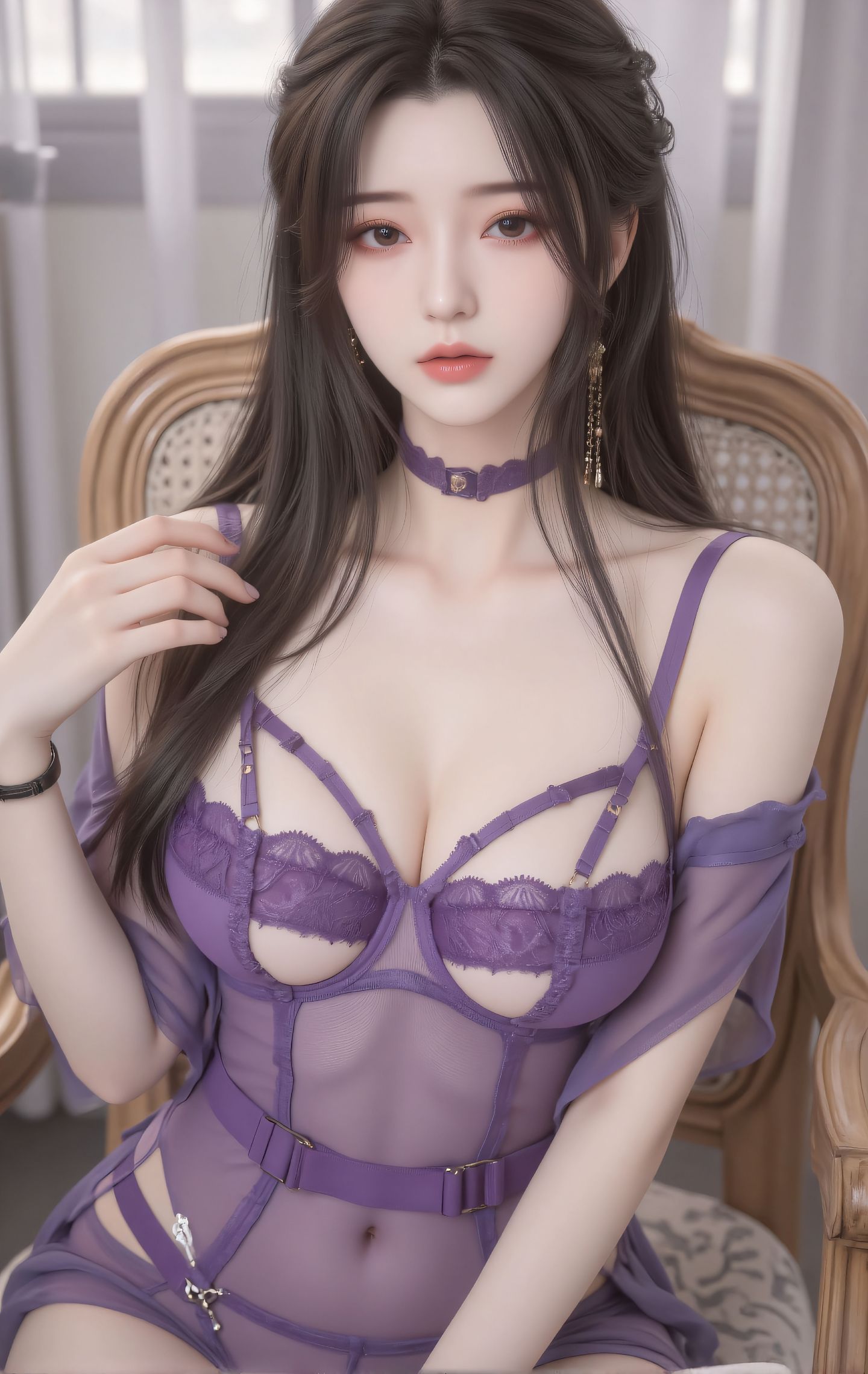 动画动漫《仙逆》李慕婉，还得是紫色蕾丝，国漫女神女主,第3张