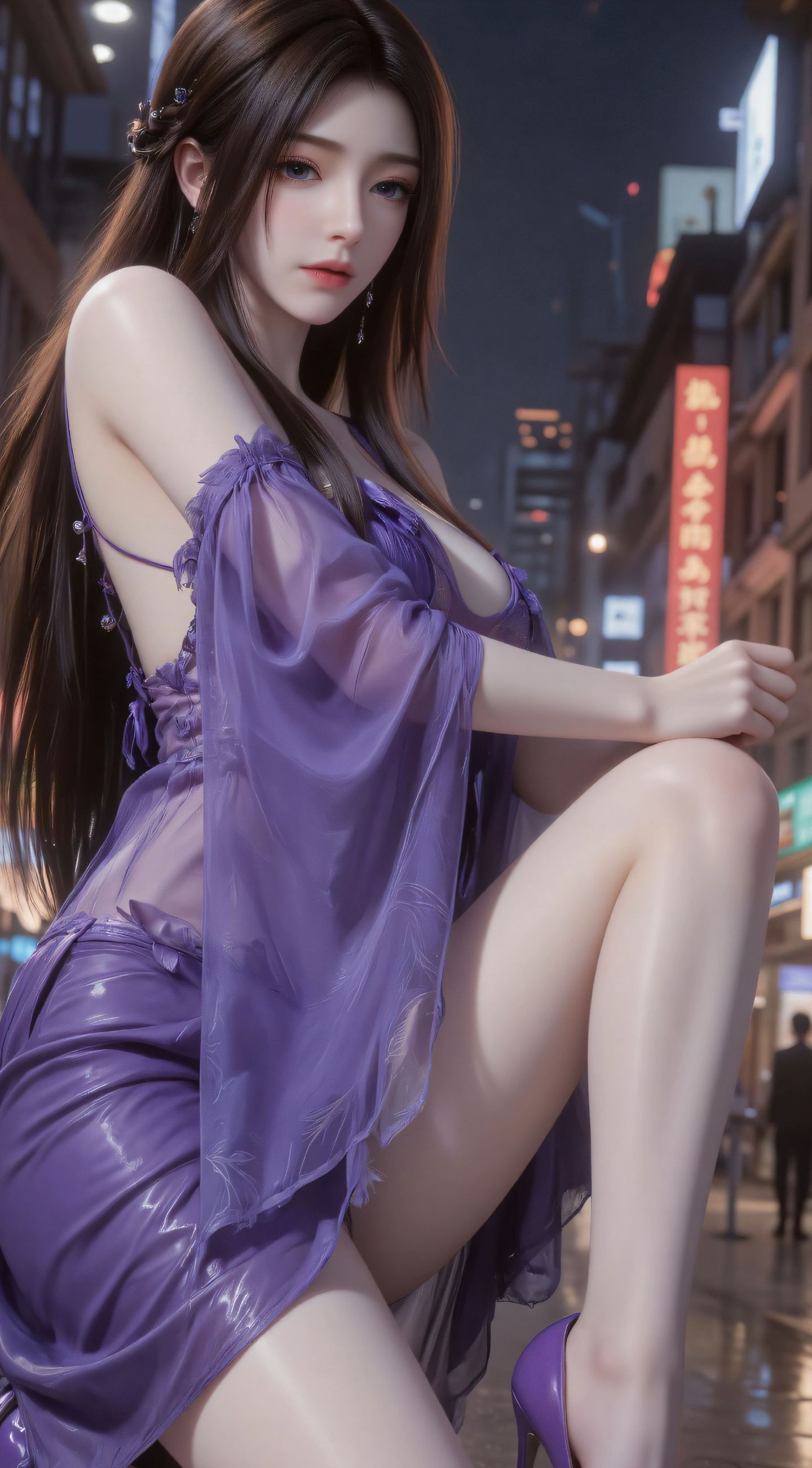 《凡人修仙传》紫灵，国漫女神美女高清手机壁纸福利版,第6张