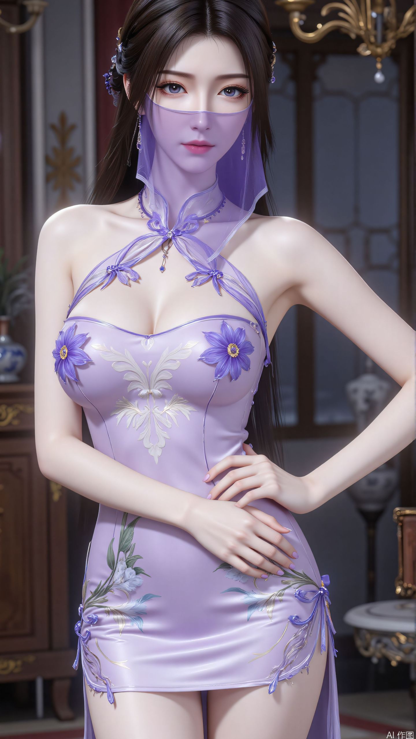 《凡人修仙传》紫灵，国漫女神美女高清手机壁纸福利版,第8张