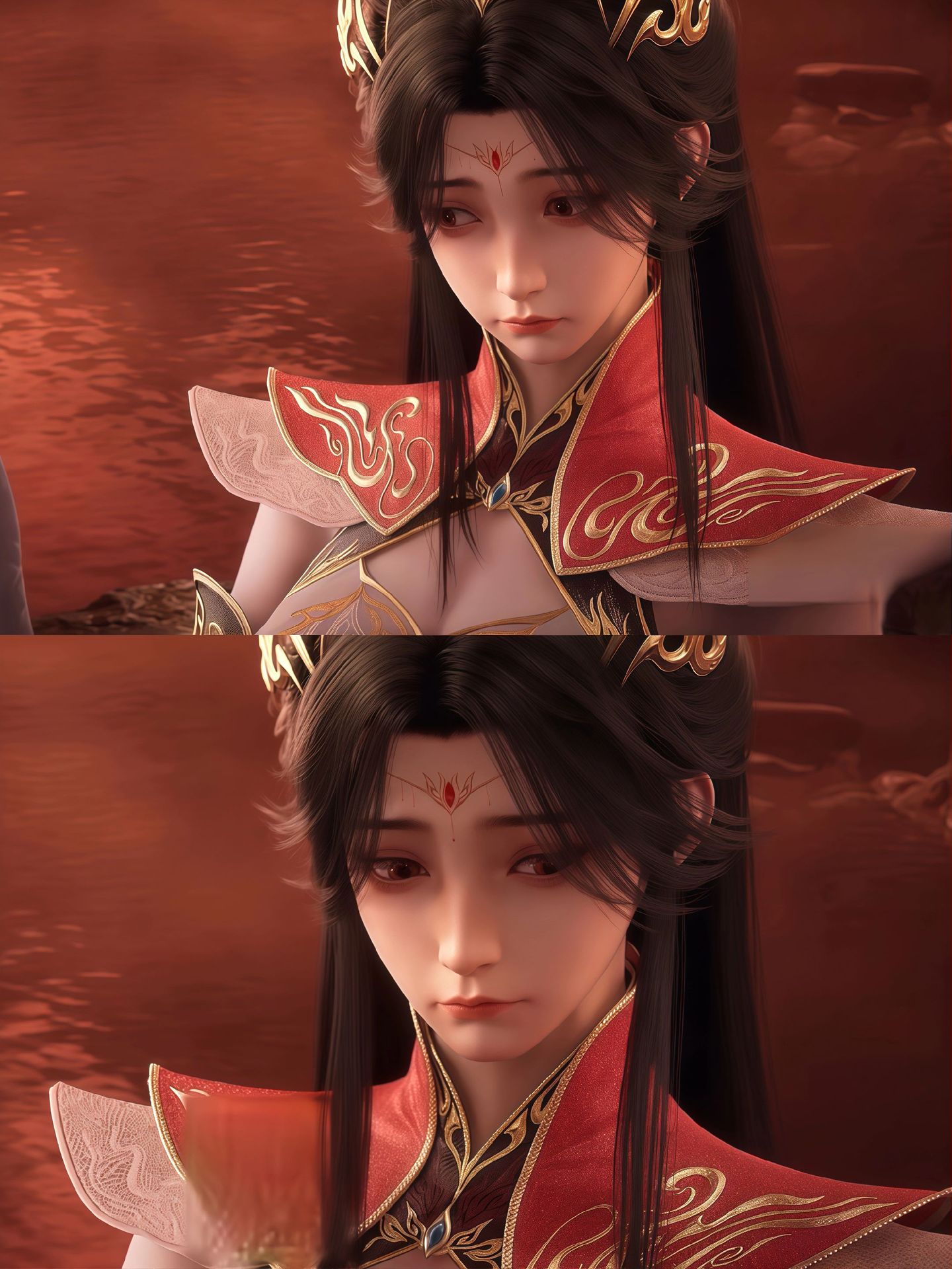 大主宰版萧潇，动漫国漫高清手机壁纸上下拼图,第4张