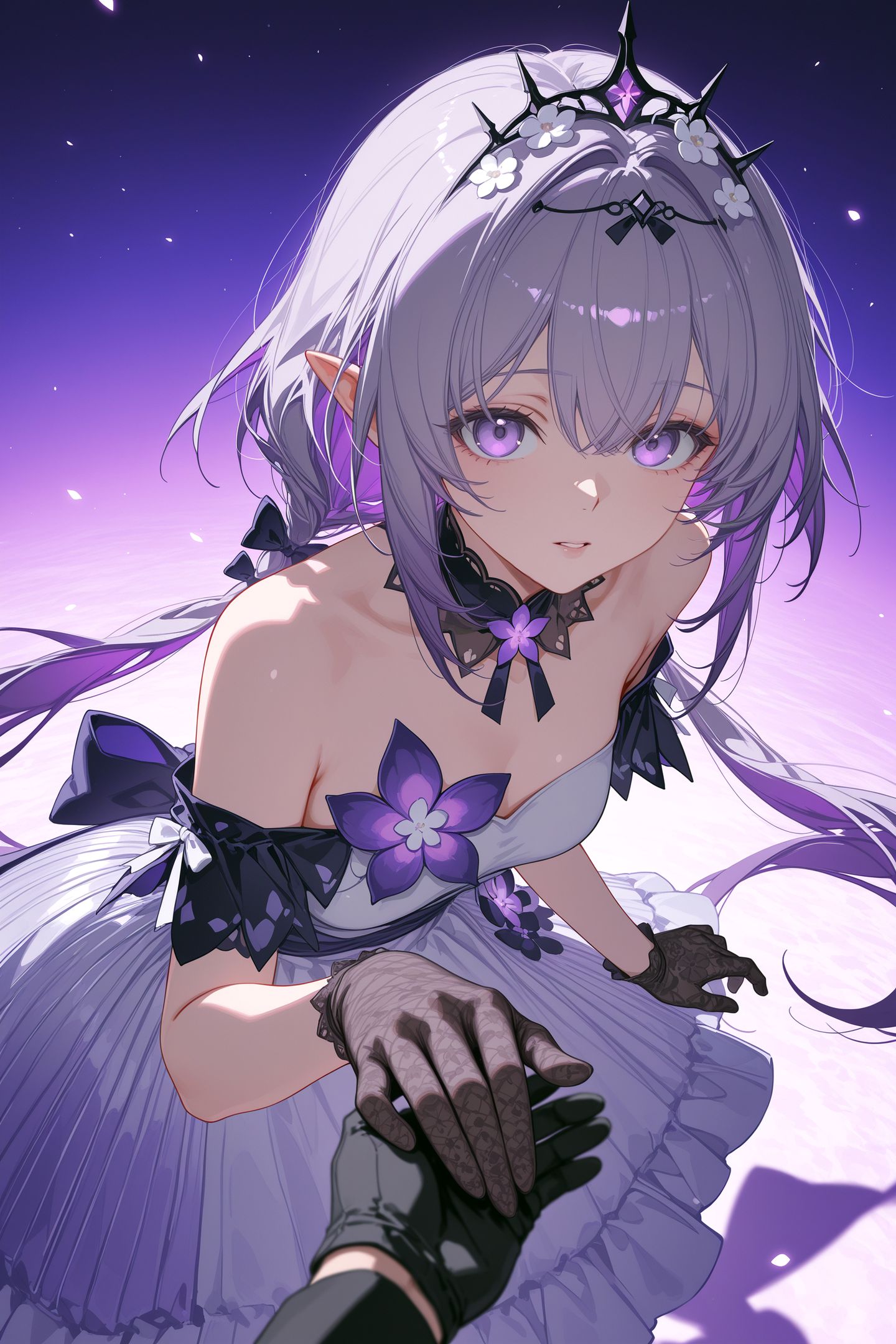 二次元同人星穹铁道遐蝶 游戏角色人物美女手机壁纸图包,第2张