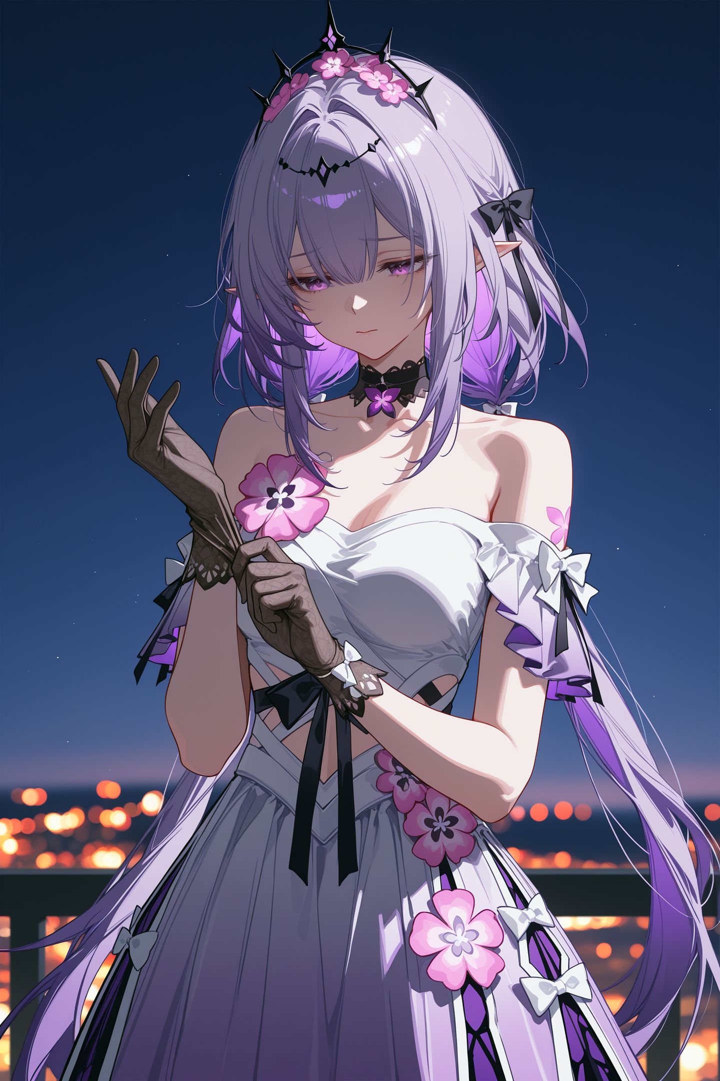 二次元同人星穹铁道遐蝶 游戏角色人物美女手机壁纸图包,第3张