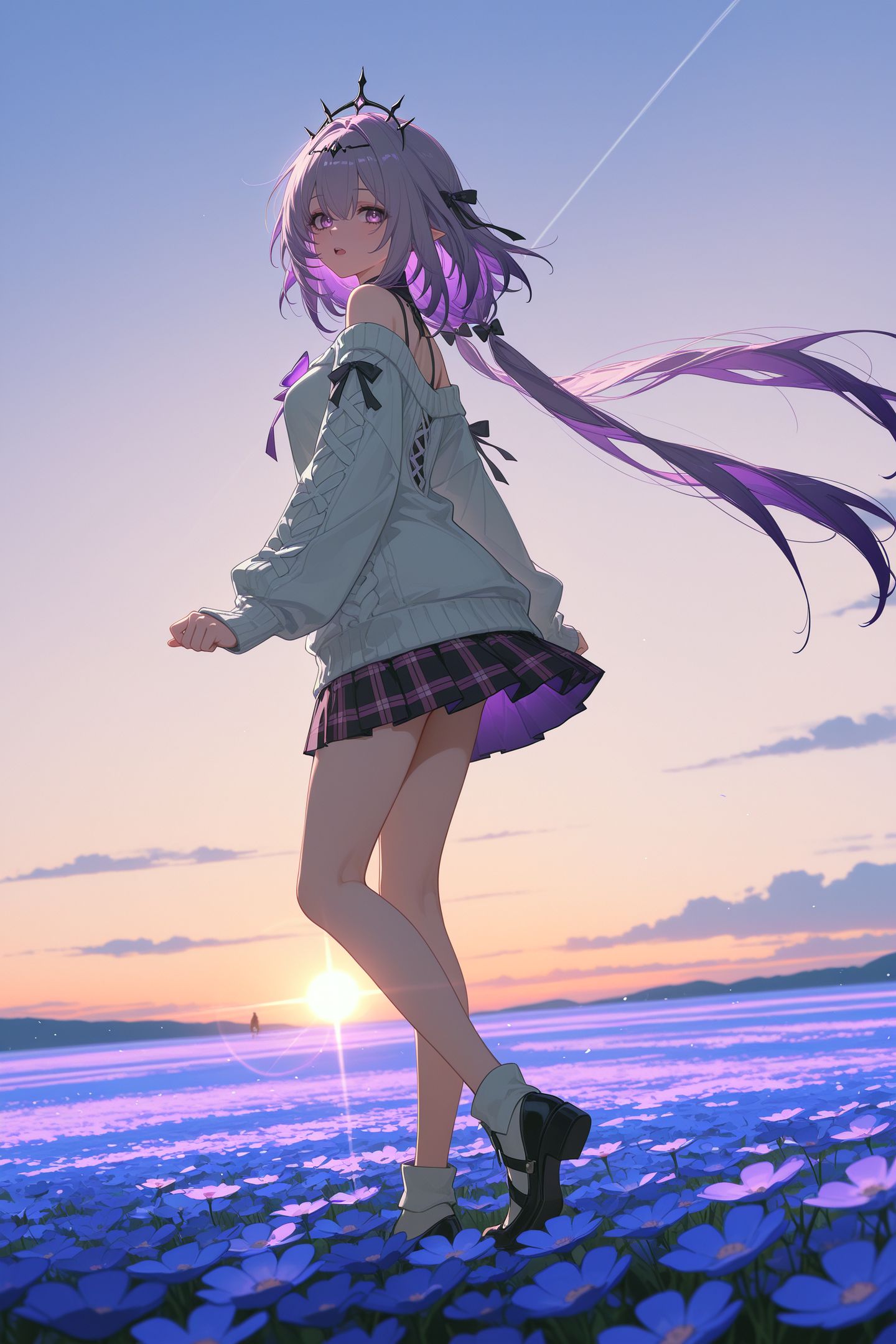 二次元同人星穹铁道遐蝶 游戏角色人物美女手机壁纸图包,第4张