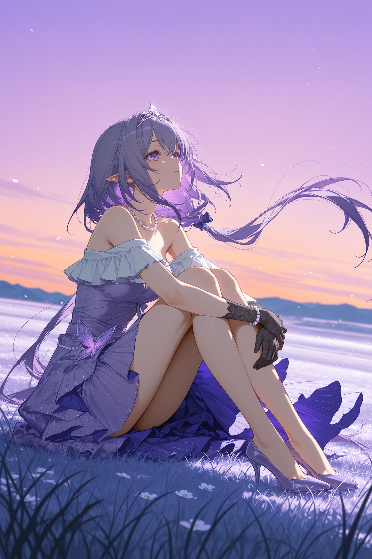 二次元同人星穹铁道遐蝶 游戏角色人物美女手机壁纸图包,第8张